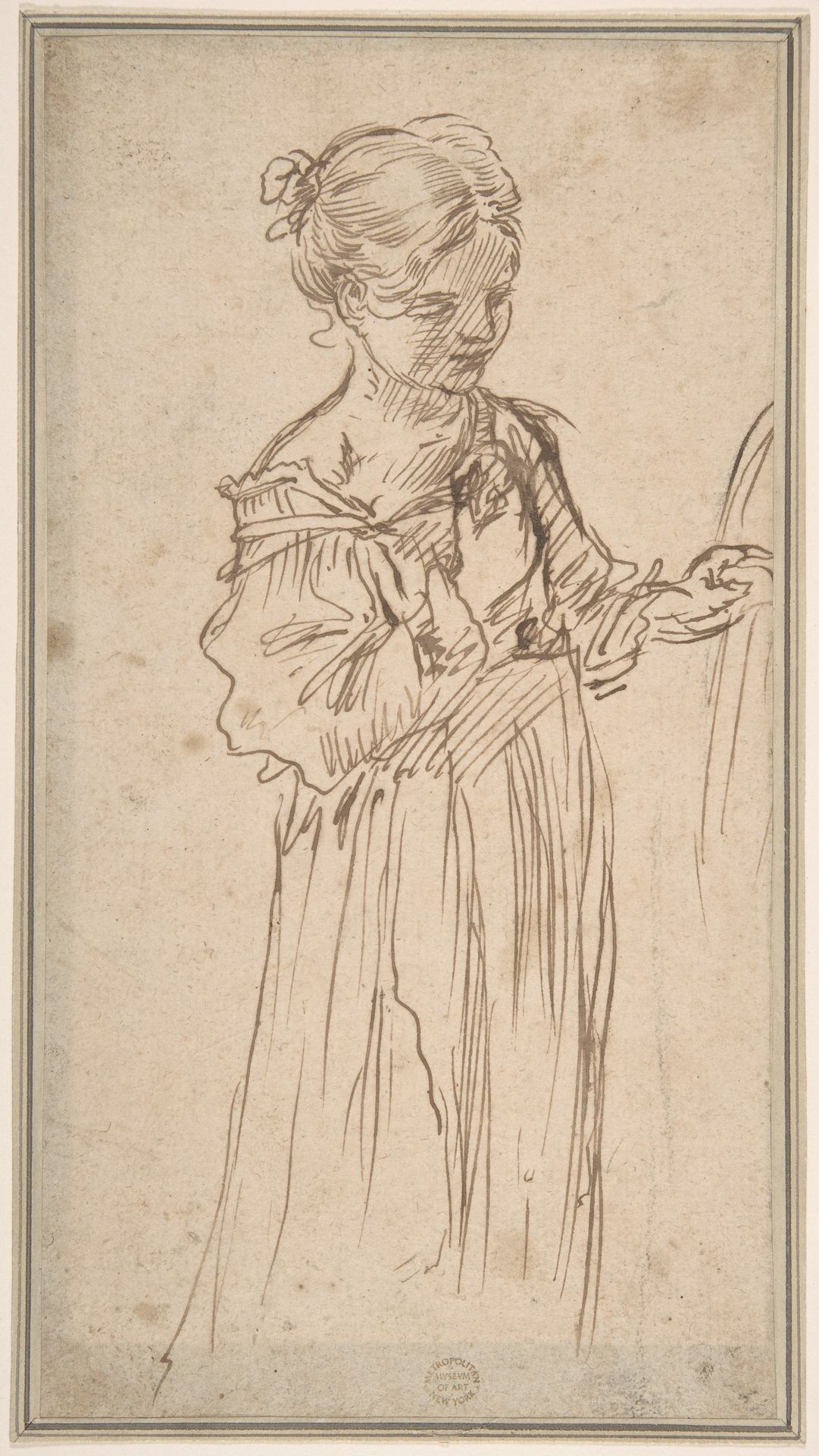 Figure of a Girl by Anonymous