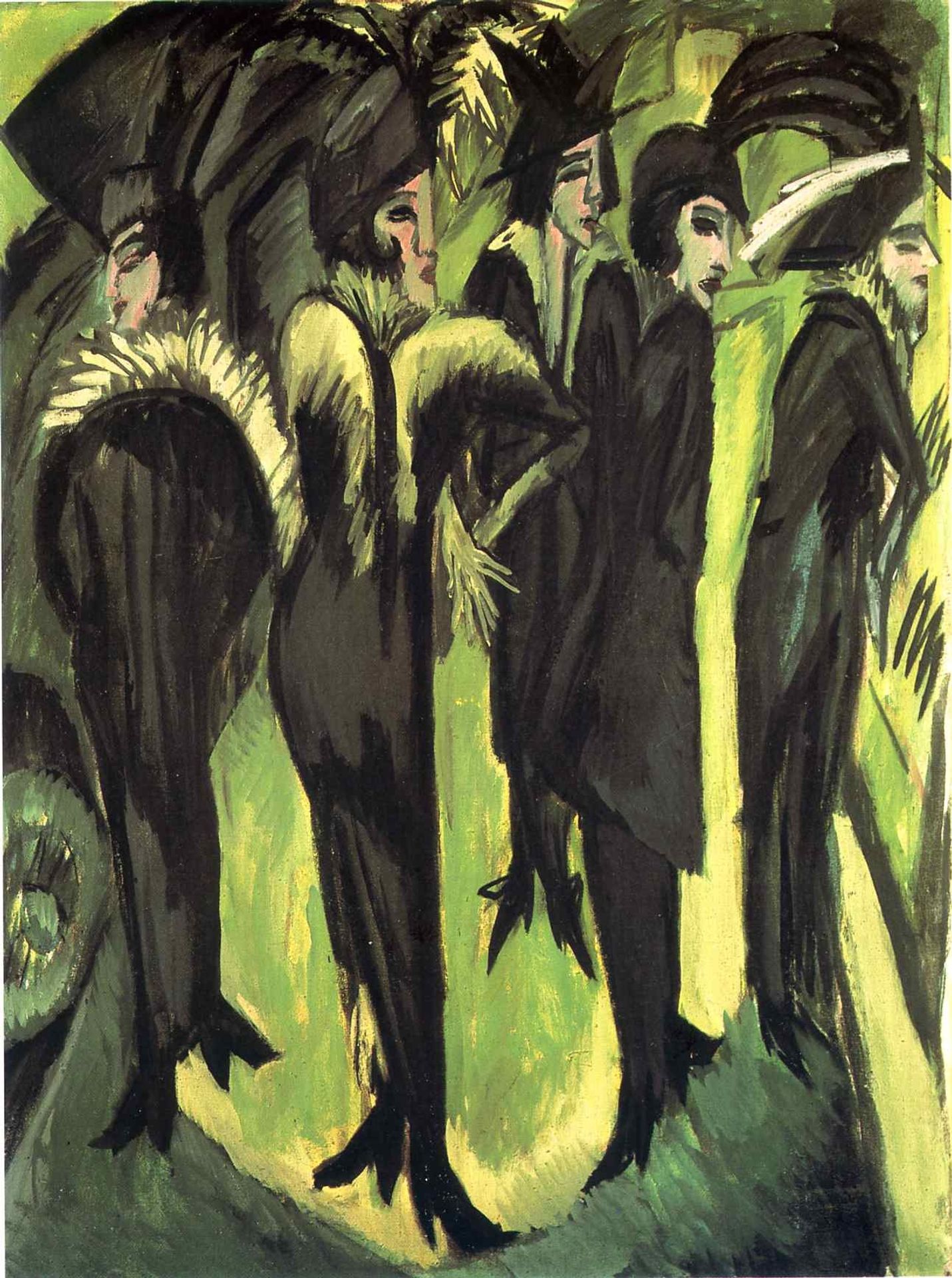 Five Women in the Street by Ernst Ludwig Kirchner