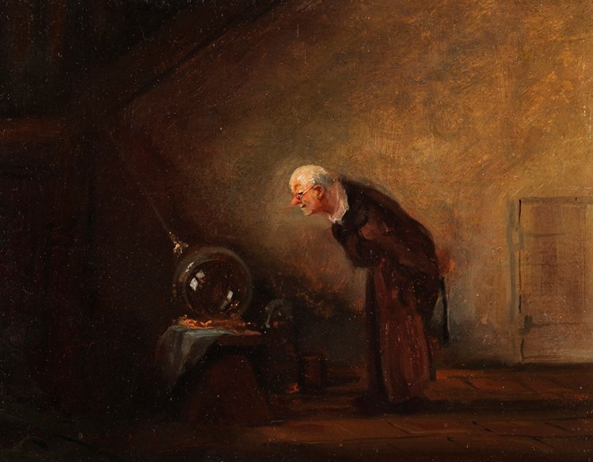 Der Alchimist by Carl Spitzweg