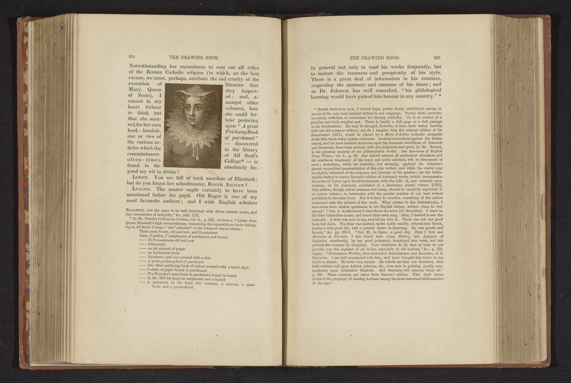 Fotoreproductie van een portret van vermoedelijk Maria I Stuart by Anonymous