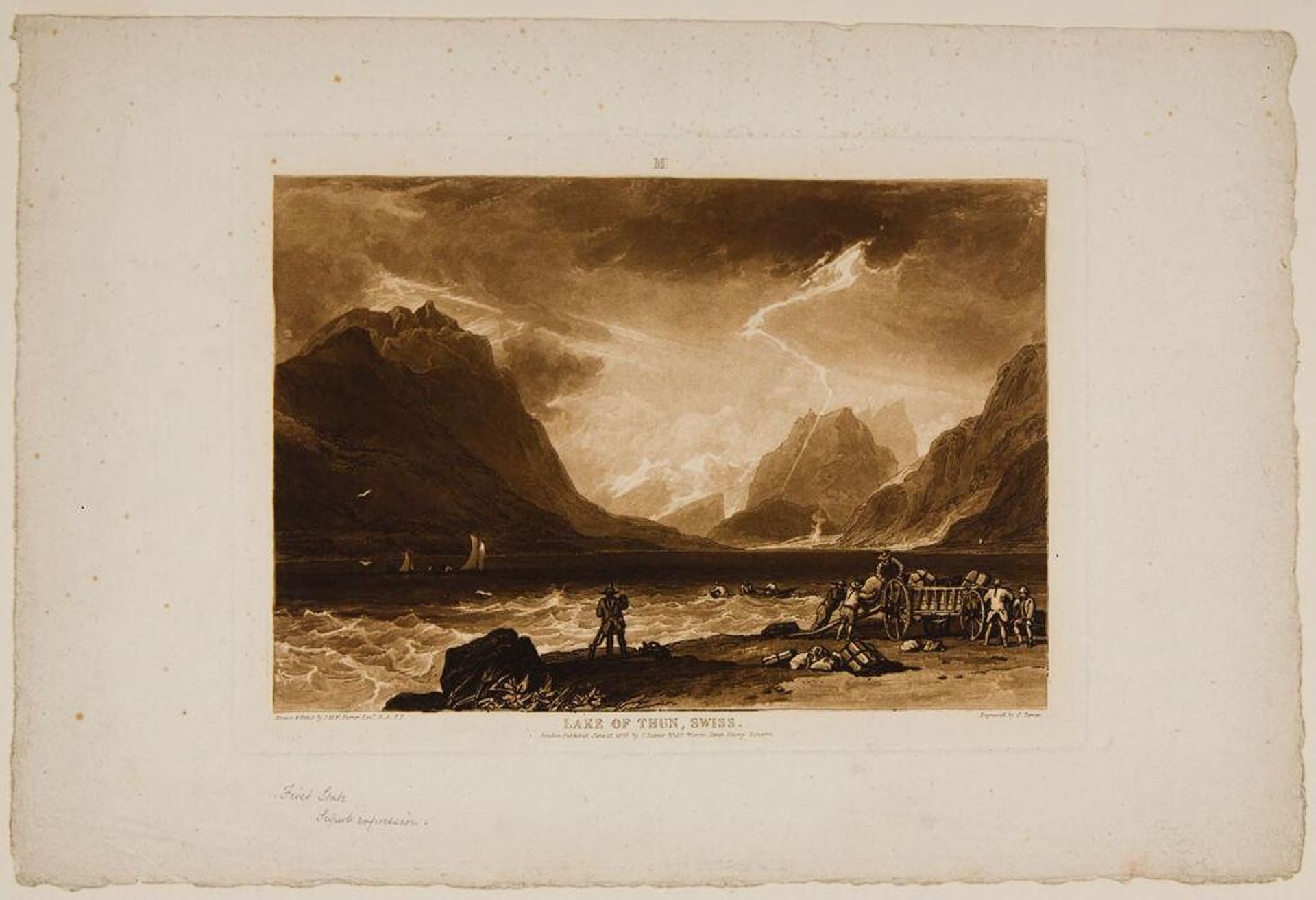 Lake of Thun by Charles Turner
