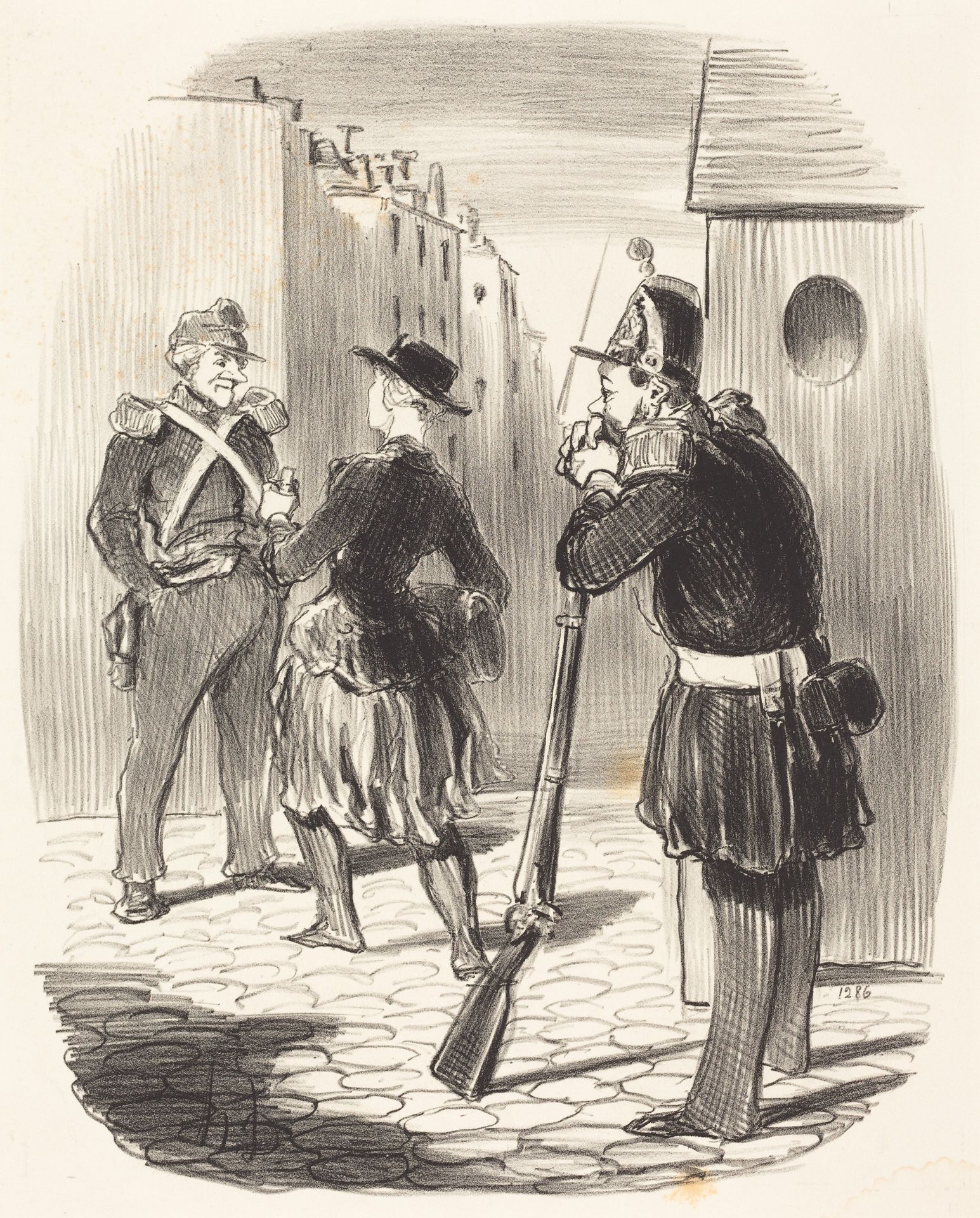 Ce satané Pigochard... by Honoré Daumier