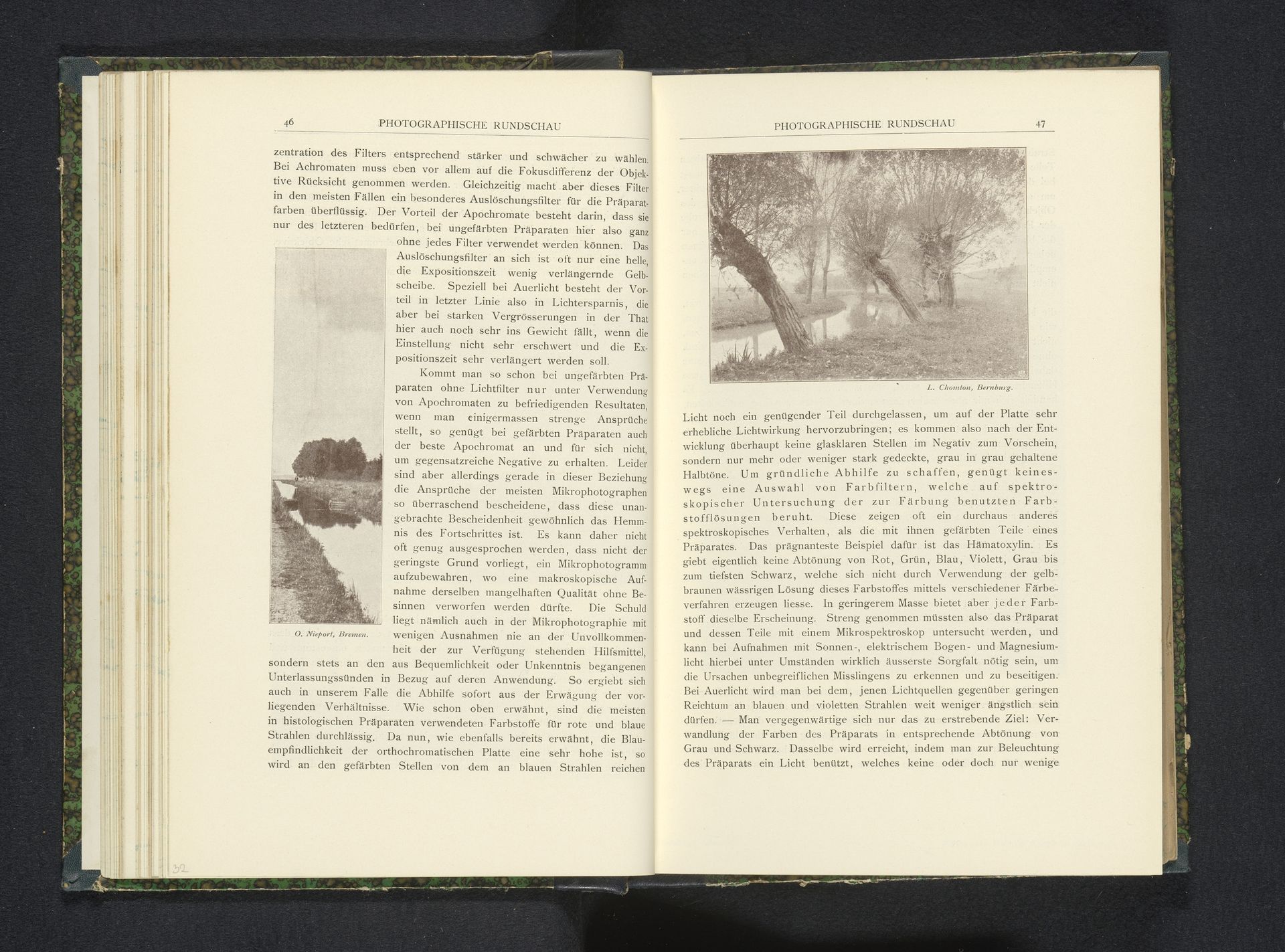 Sloot in een landschap by O. Nieport