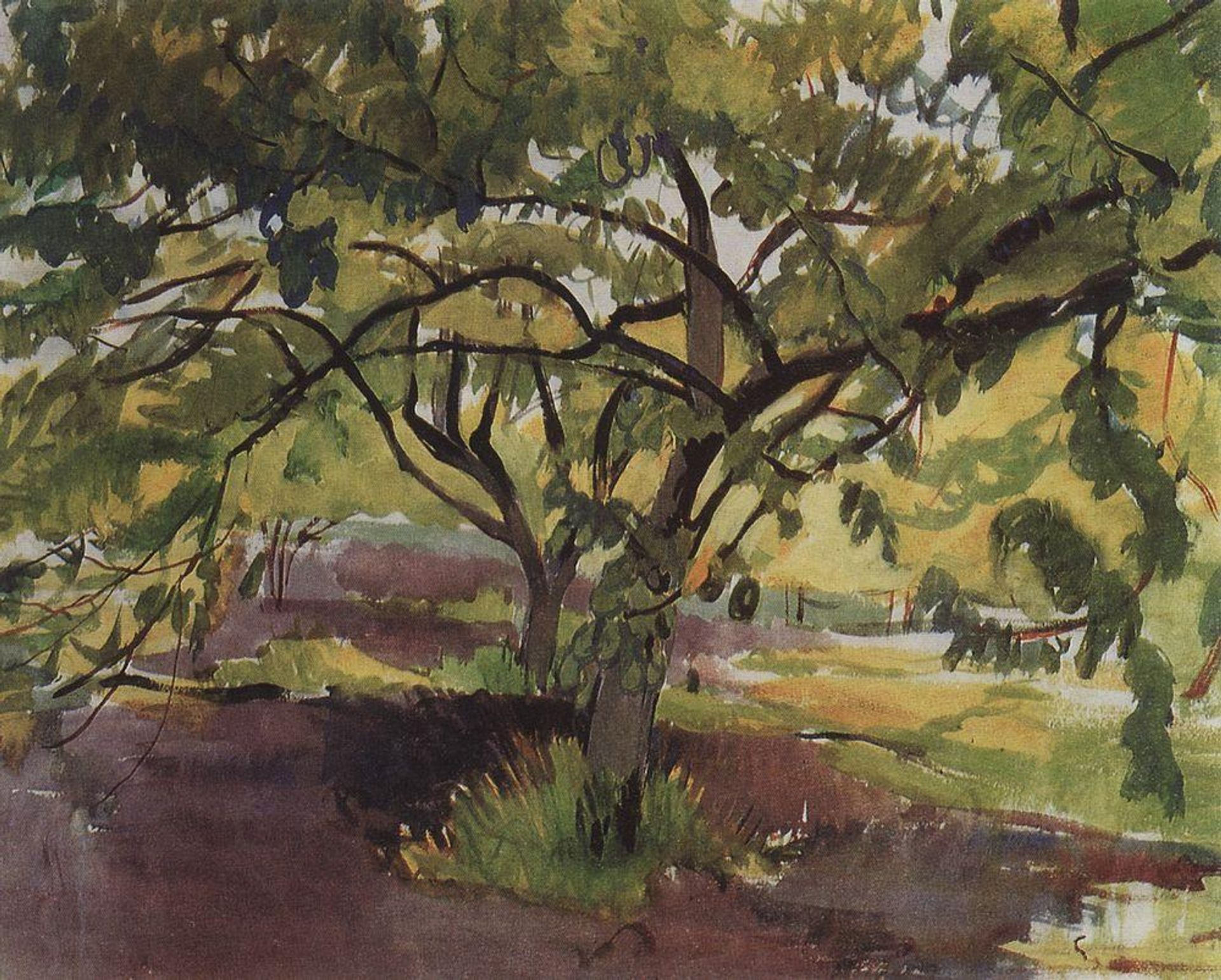 Orchard by Zinaida Serebriakova