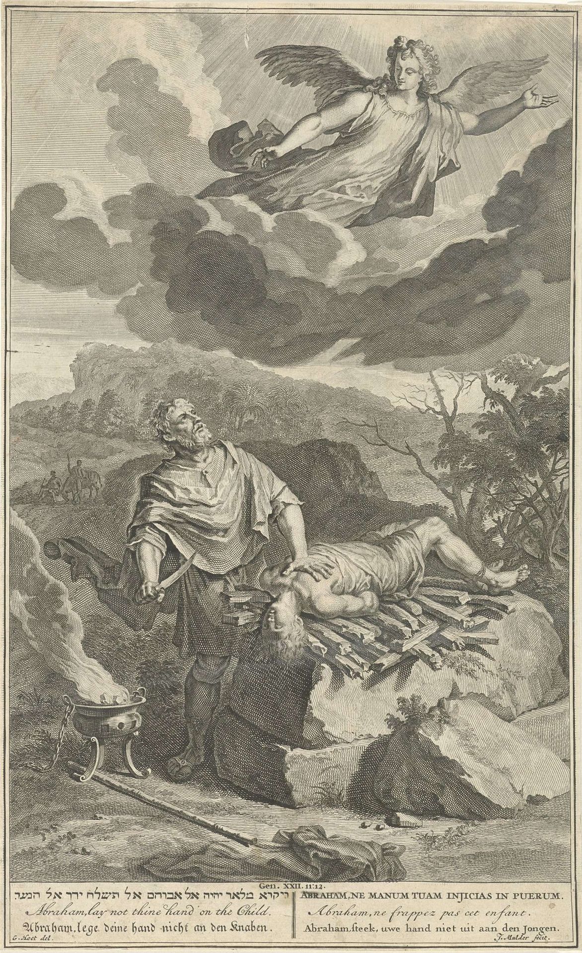 Offer van Isaak by Joseph Mulder