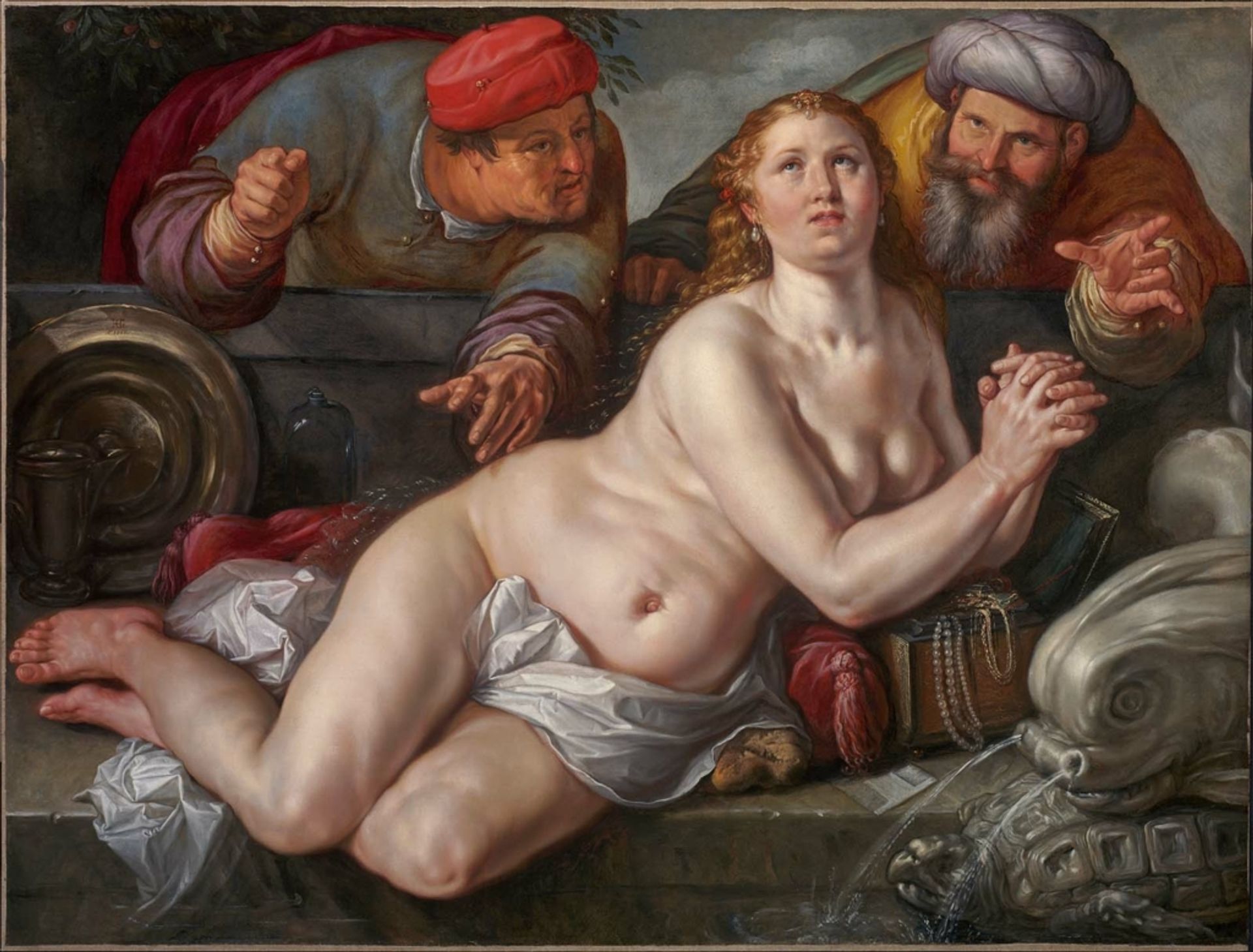 Susanna and the Elders by Hendrick Goltzius