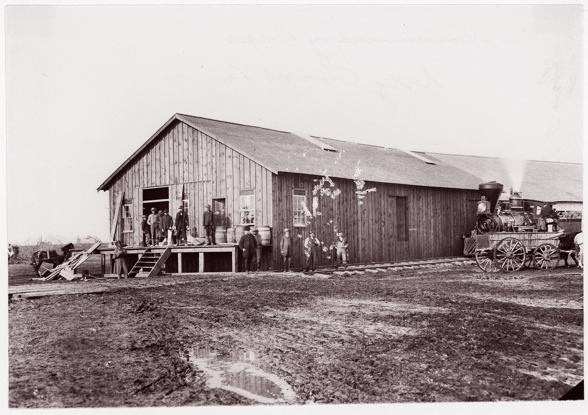 [Commissary Department, City Point, Virginia] by Andrew Joseph Russell