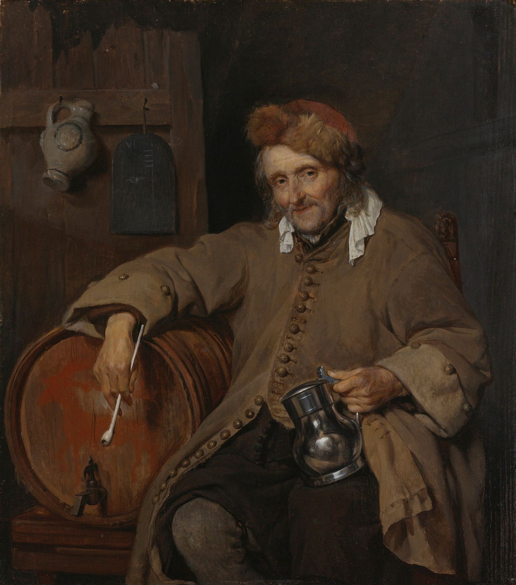 The Old Drinker by Gabriel Metsu