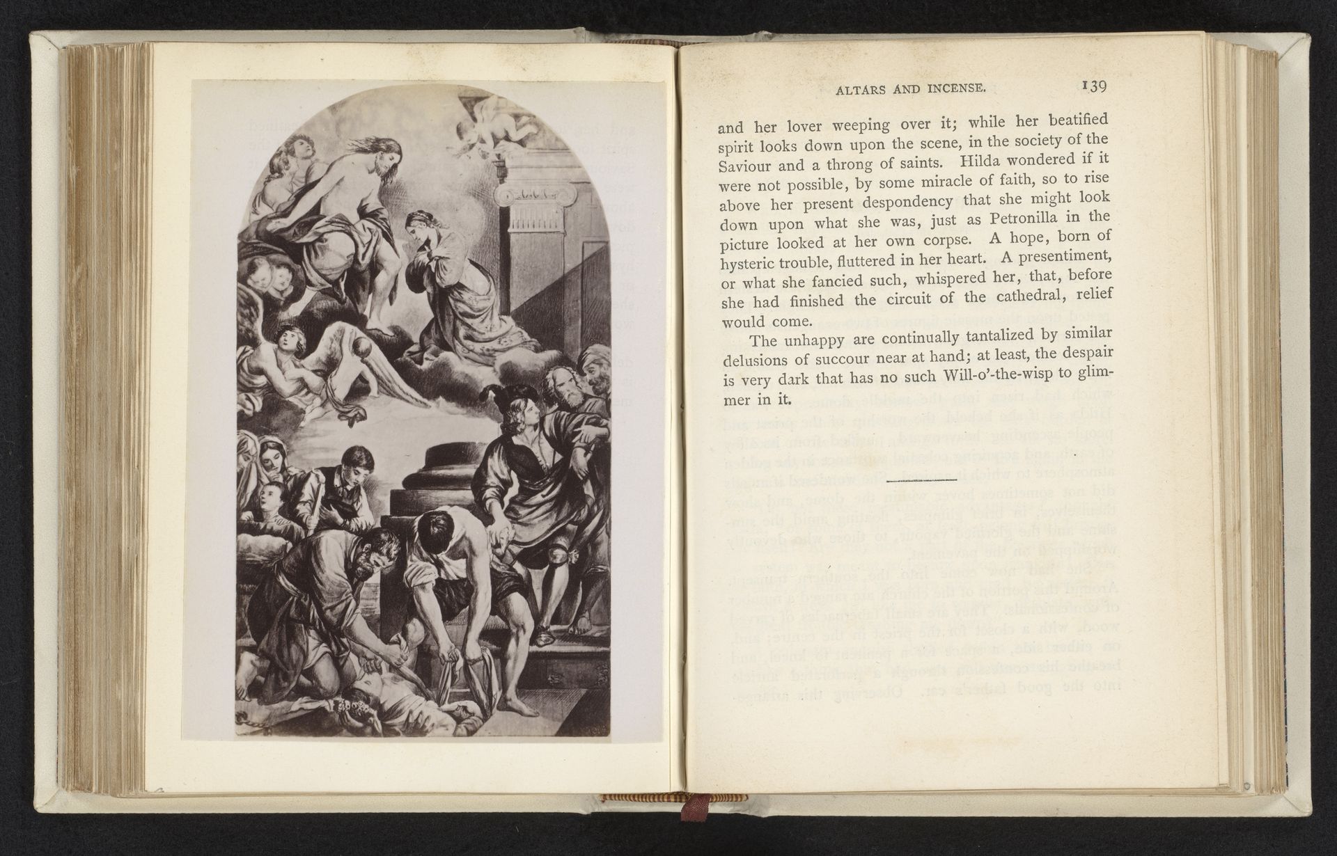 Fotoreproductie van een tekening naar een schilderij door Guercino, voorstellend de begrafenis van Petronella van Rome by Anonymous