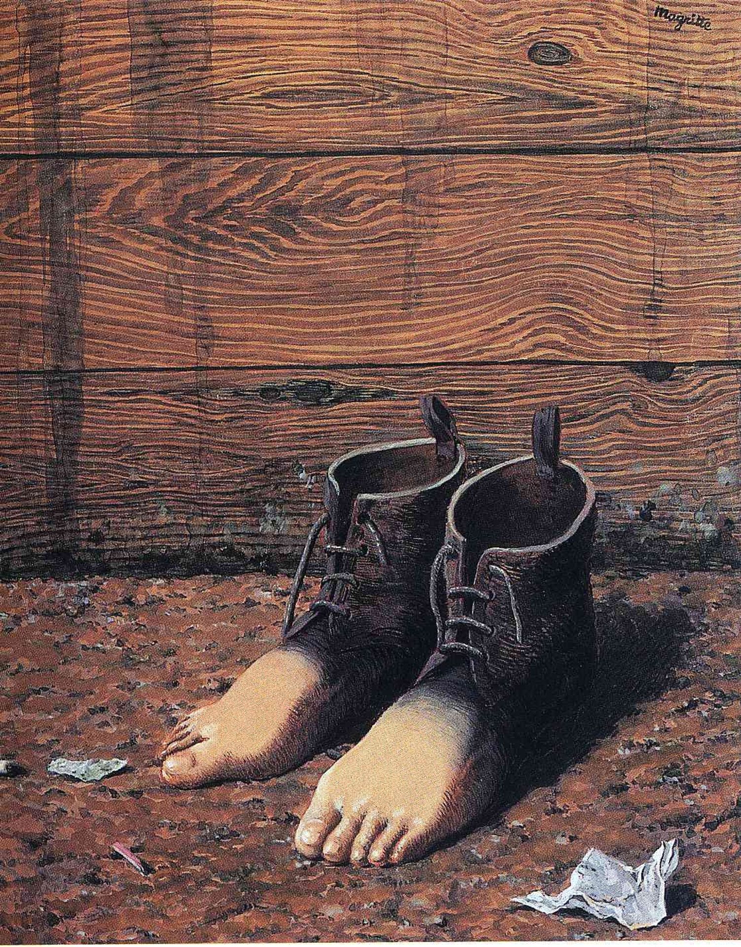 The red model by René Magritte