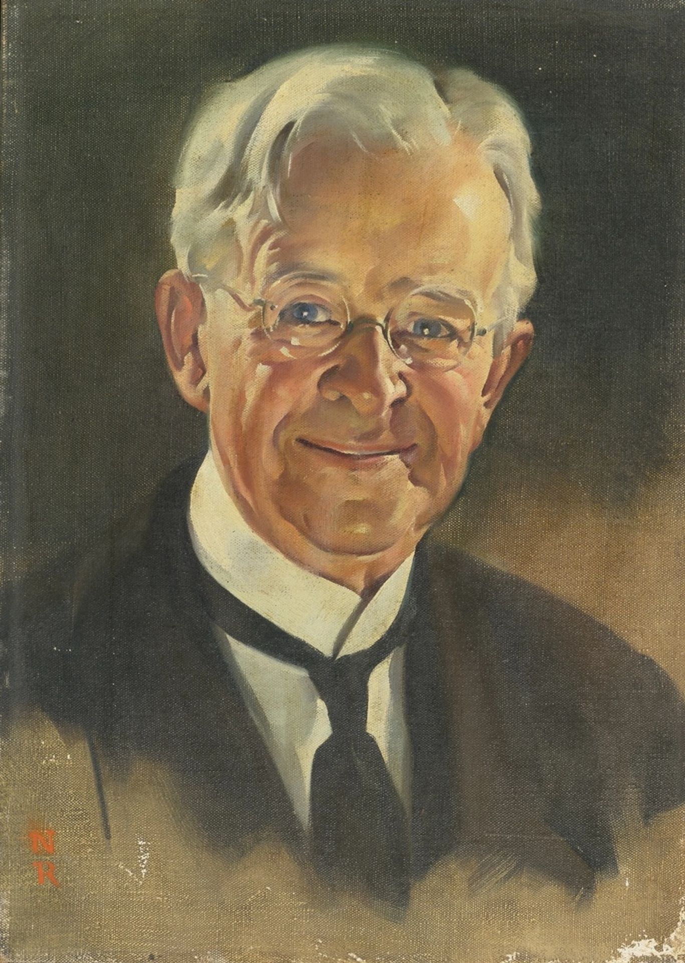 Portrait of an Older Gentleman by Norman Rockwell