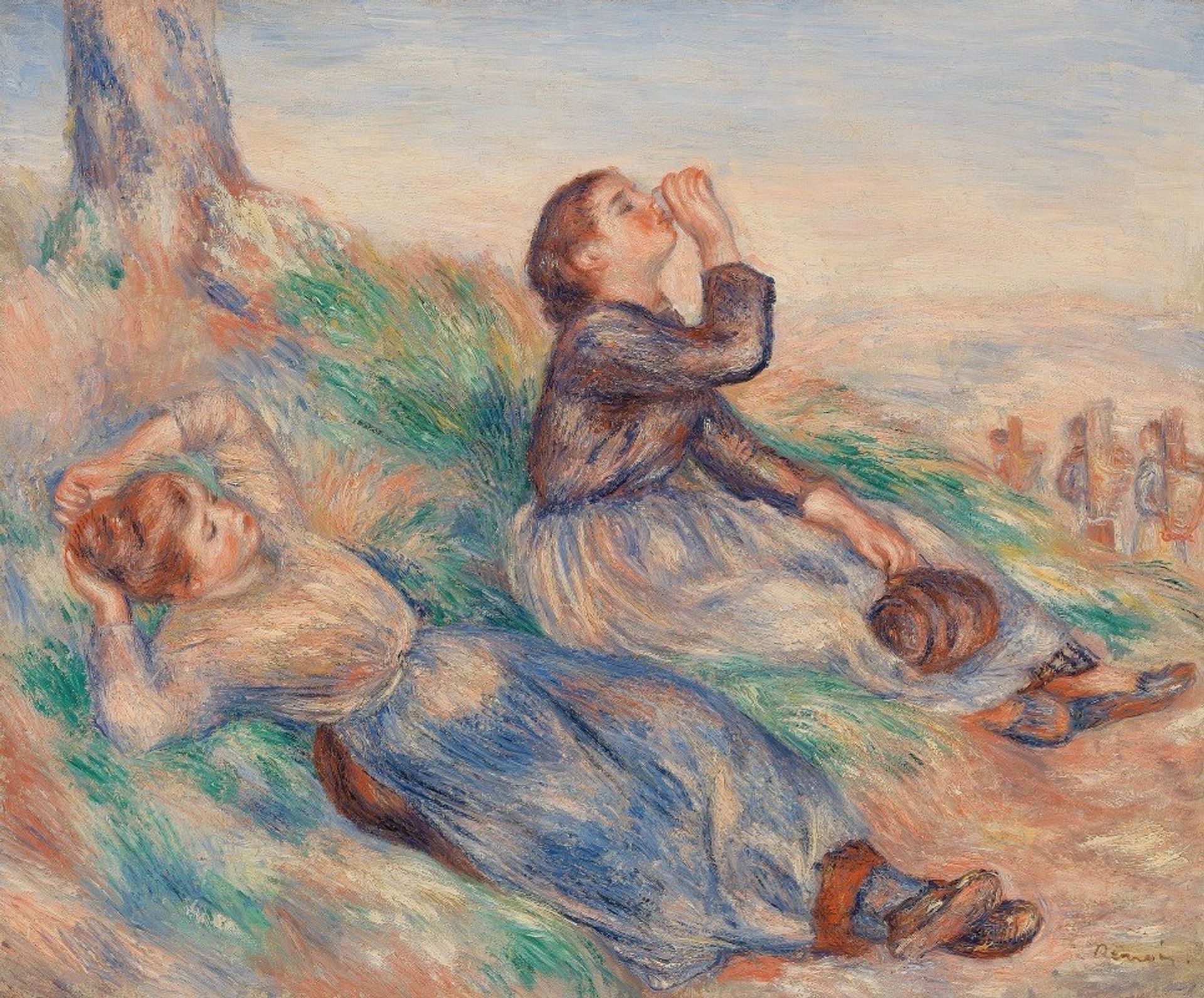 Grape Gatherers by Pierre-Auguste Renoir