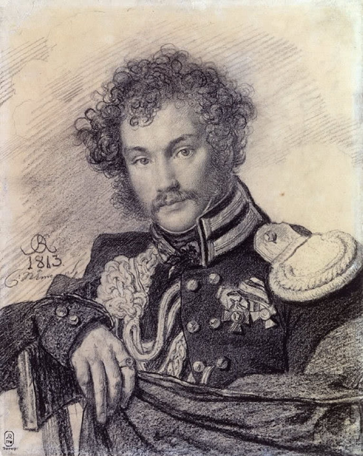 Portrait of M. Lansky by Orest Kiprensky