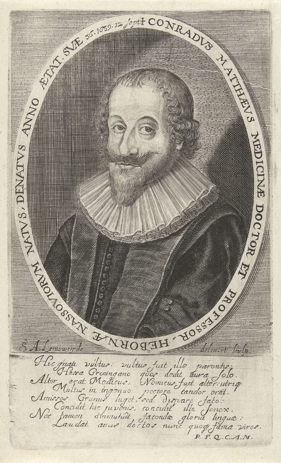 Portret van Conradus Matthaeus by Steven van Lamsweerde
