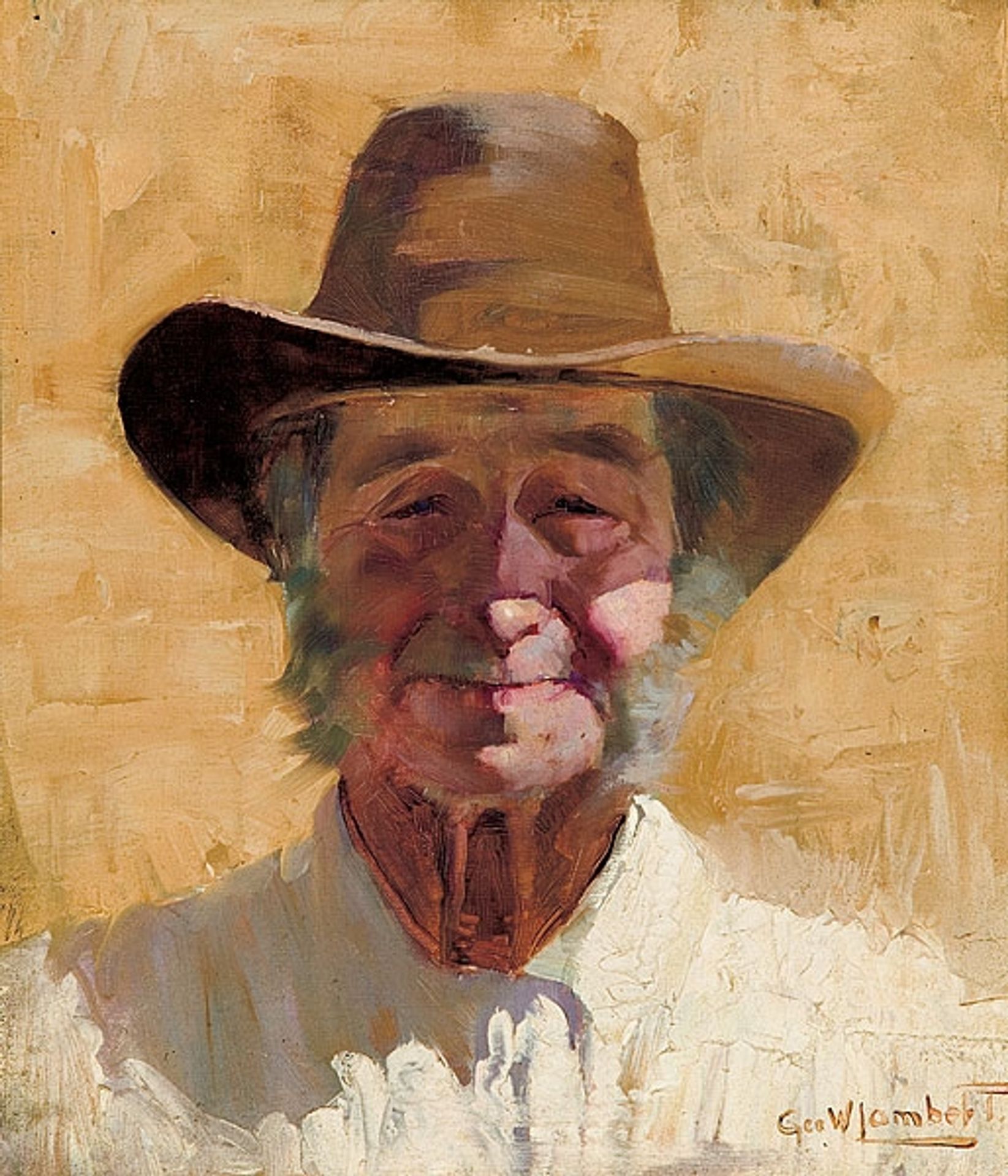 Portrait of Old Joe by George Washington Lambert
