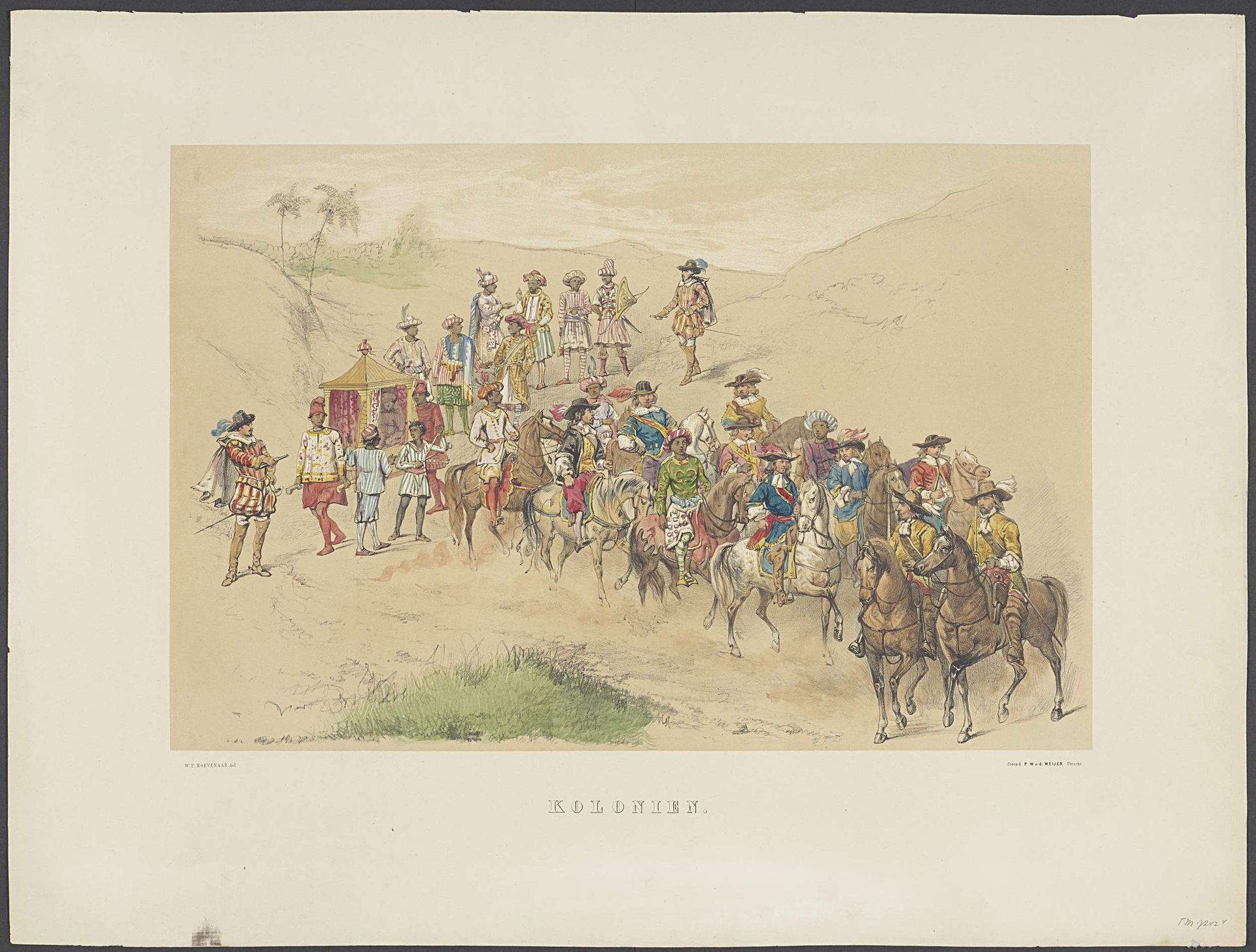 Utrechtse maskerade van 1856, plaat 4 by Anonymous