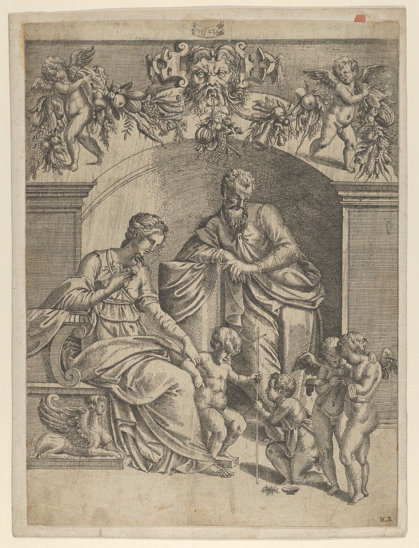 The Holy Family by Jean Mignon