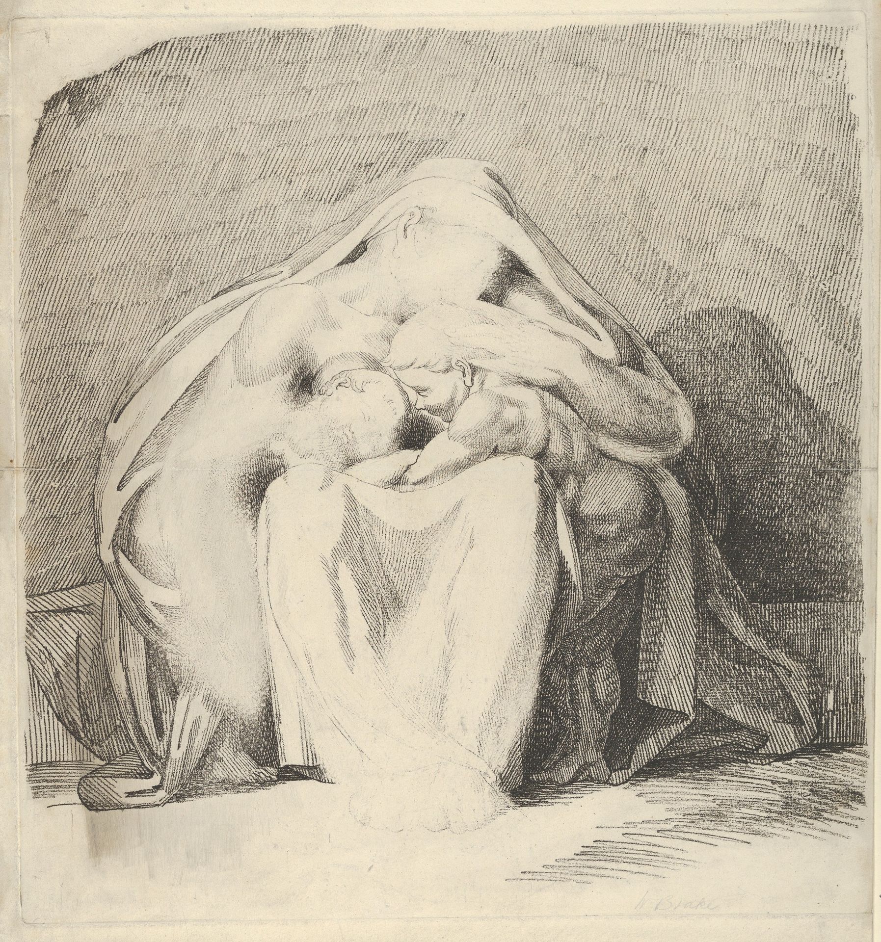 Night and Her Children Aither and Hemera (Hesiod, Theogony) by Henry Fuseli