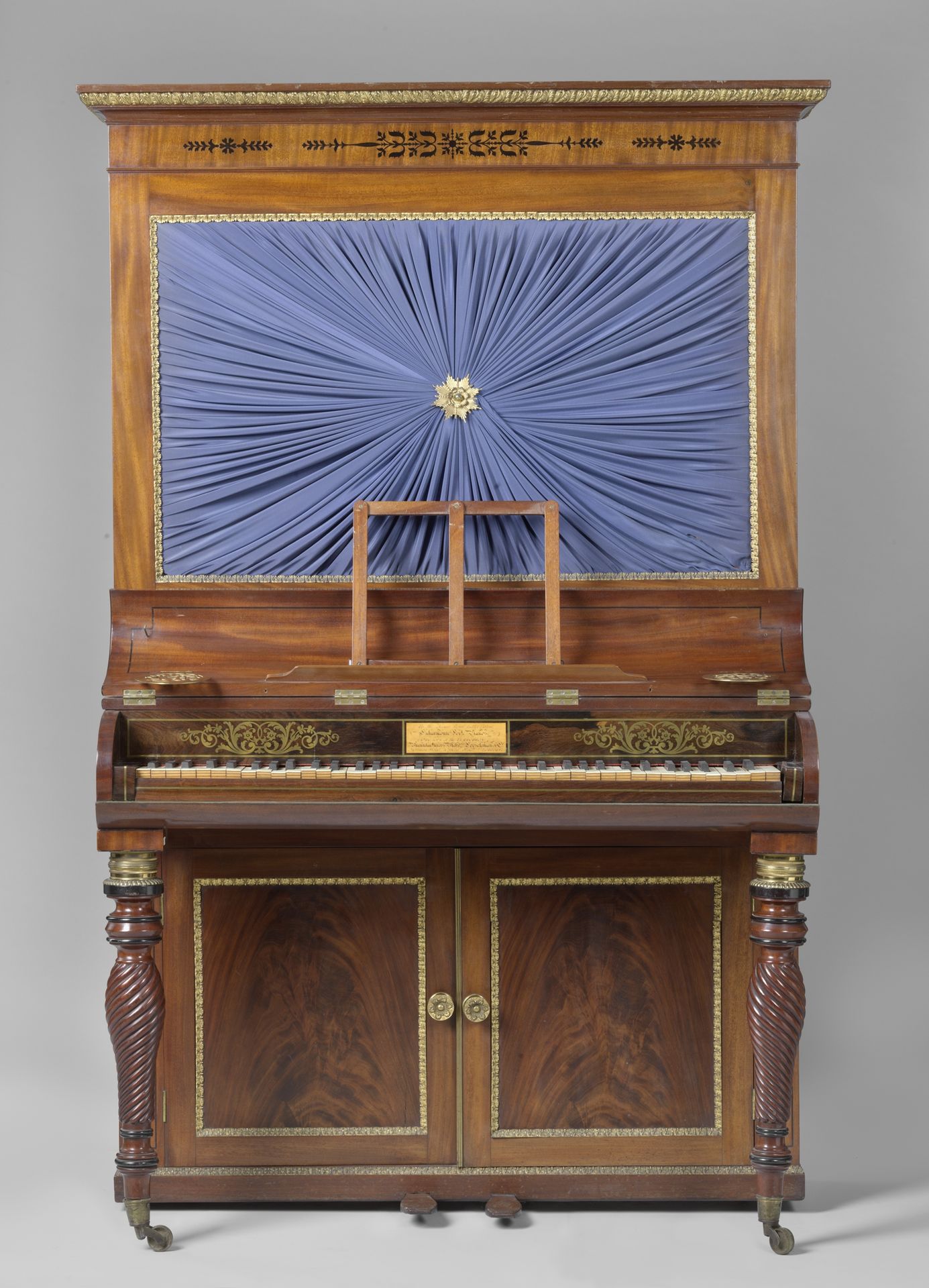 Cabinet piano by Loeschman