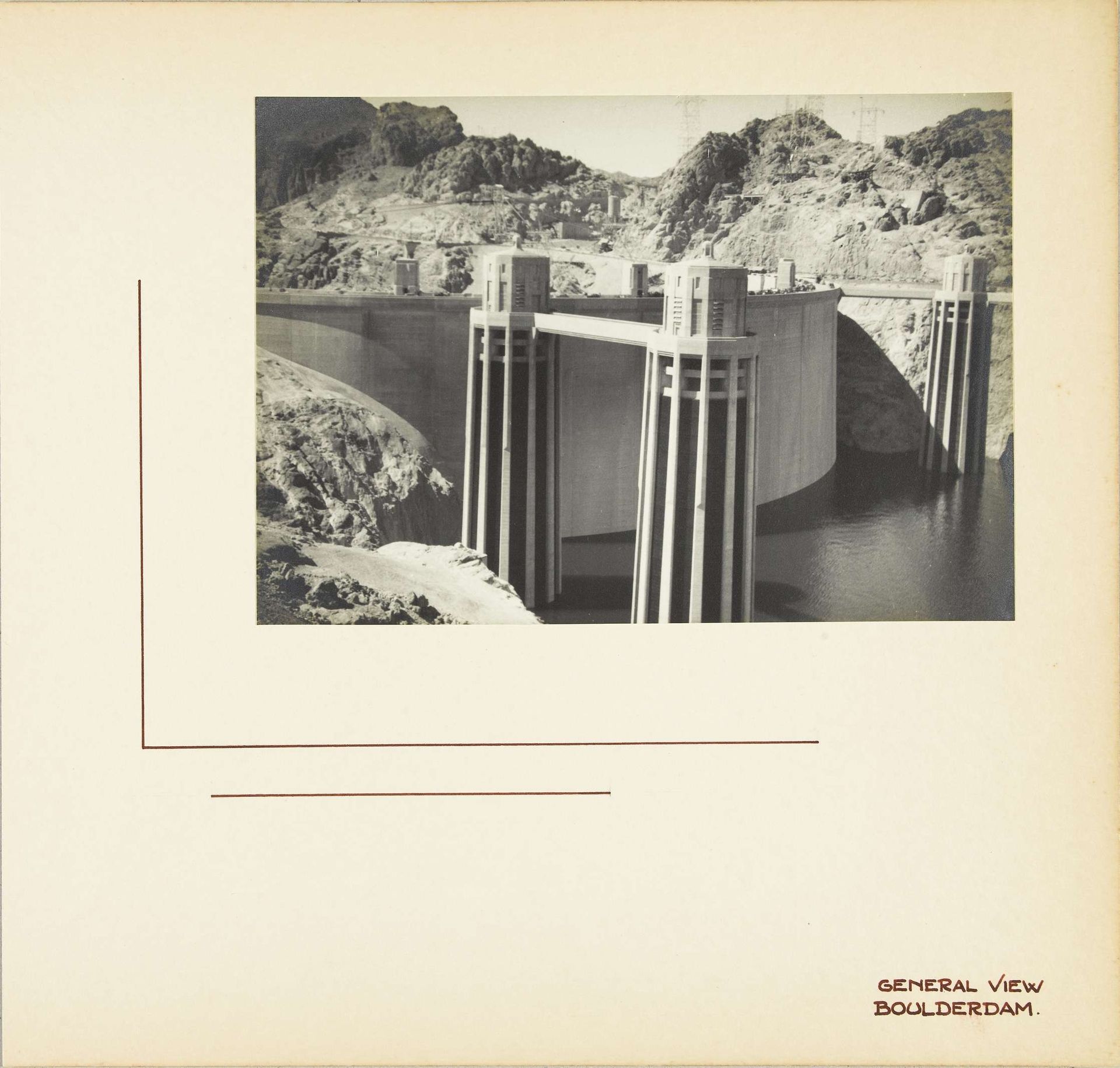Boulder Dam, Arizona/Nevada, Verenigde Staten by Wouter Cool