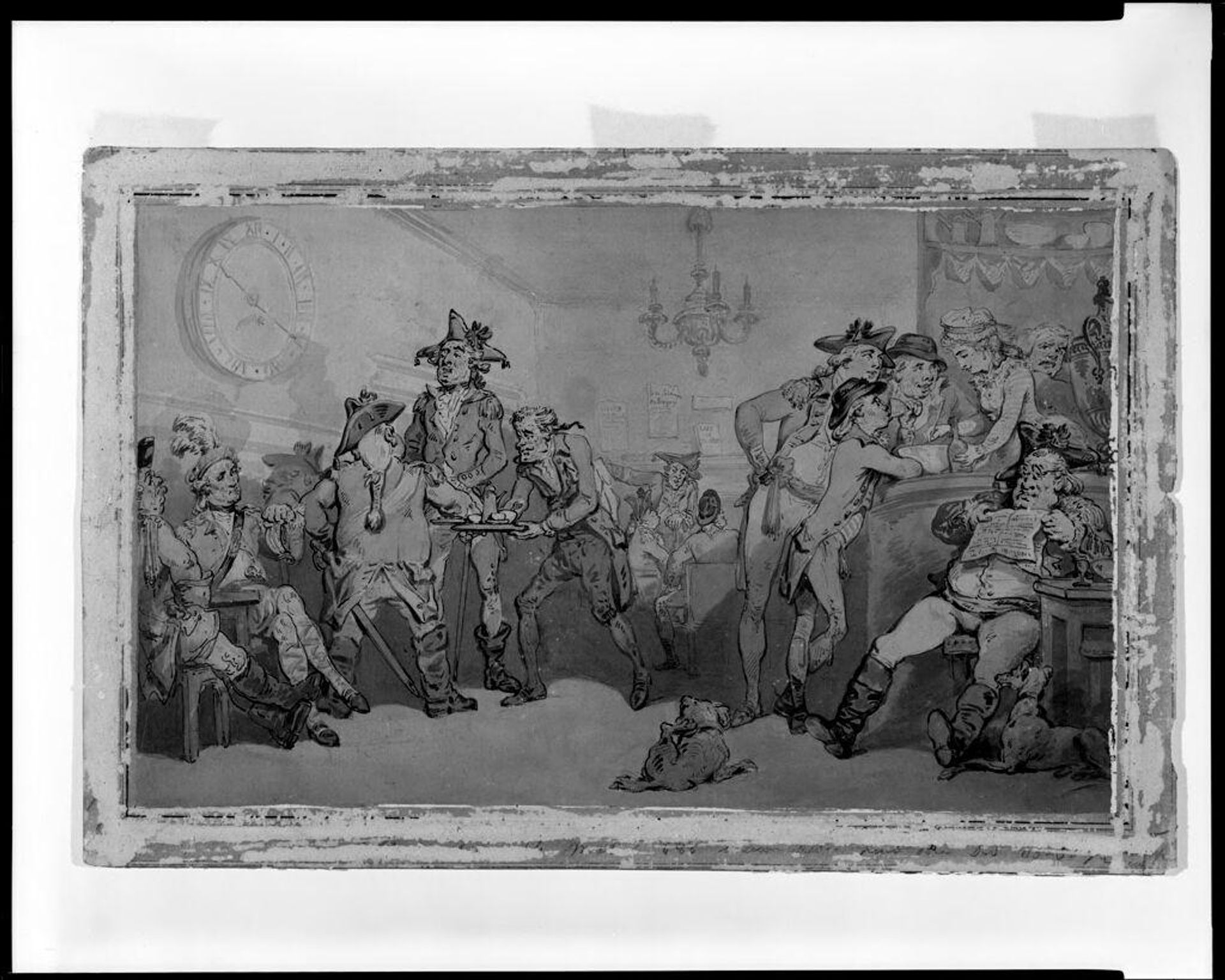 Tavern Bar by Thomas Rowlandson