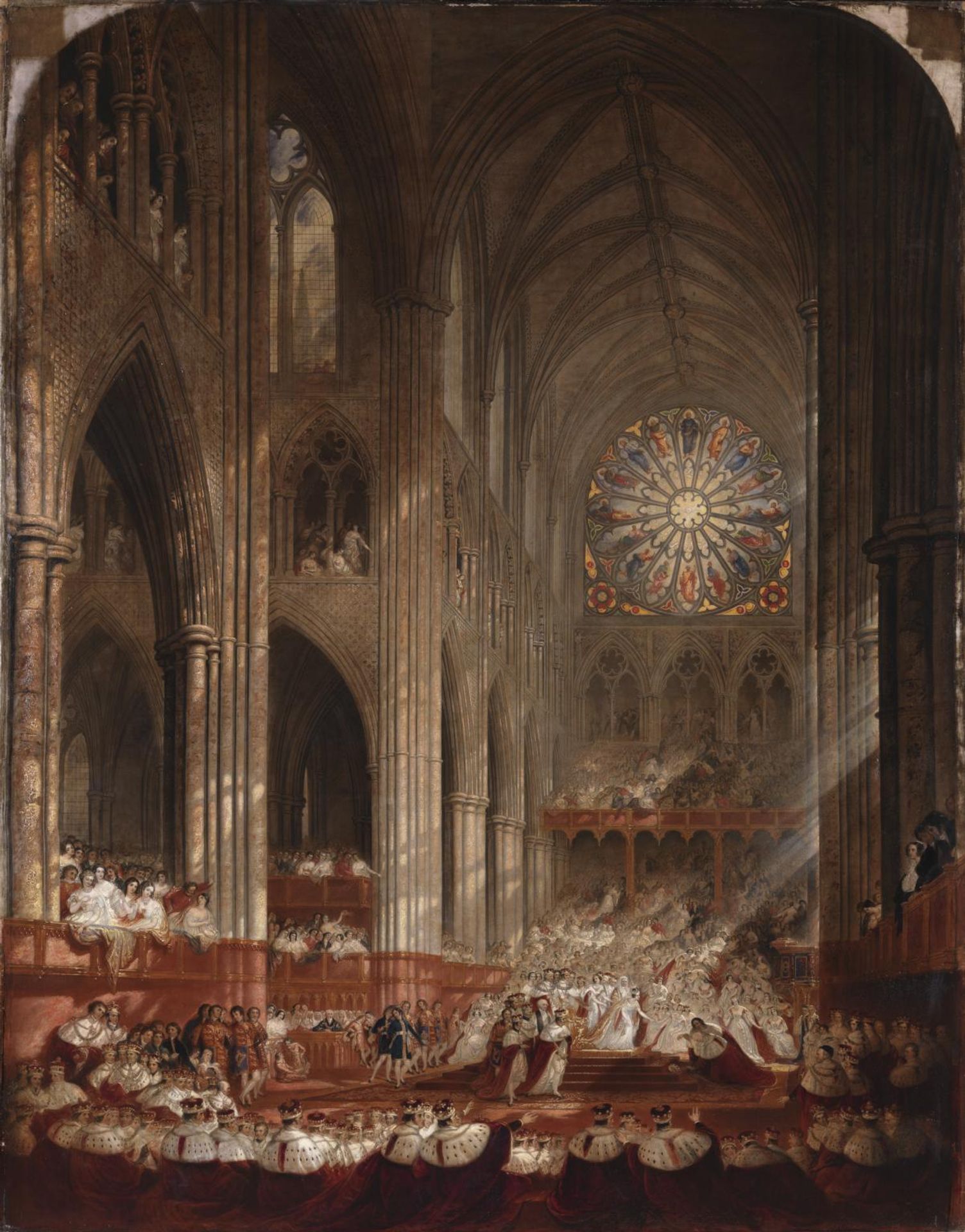 The Coronation of Queen Victoria by John Martin