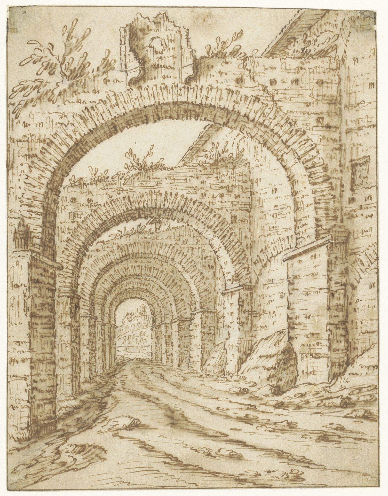 De Clivus Scauri te Rome by Tobias Verhaecht