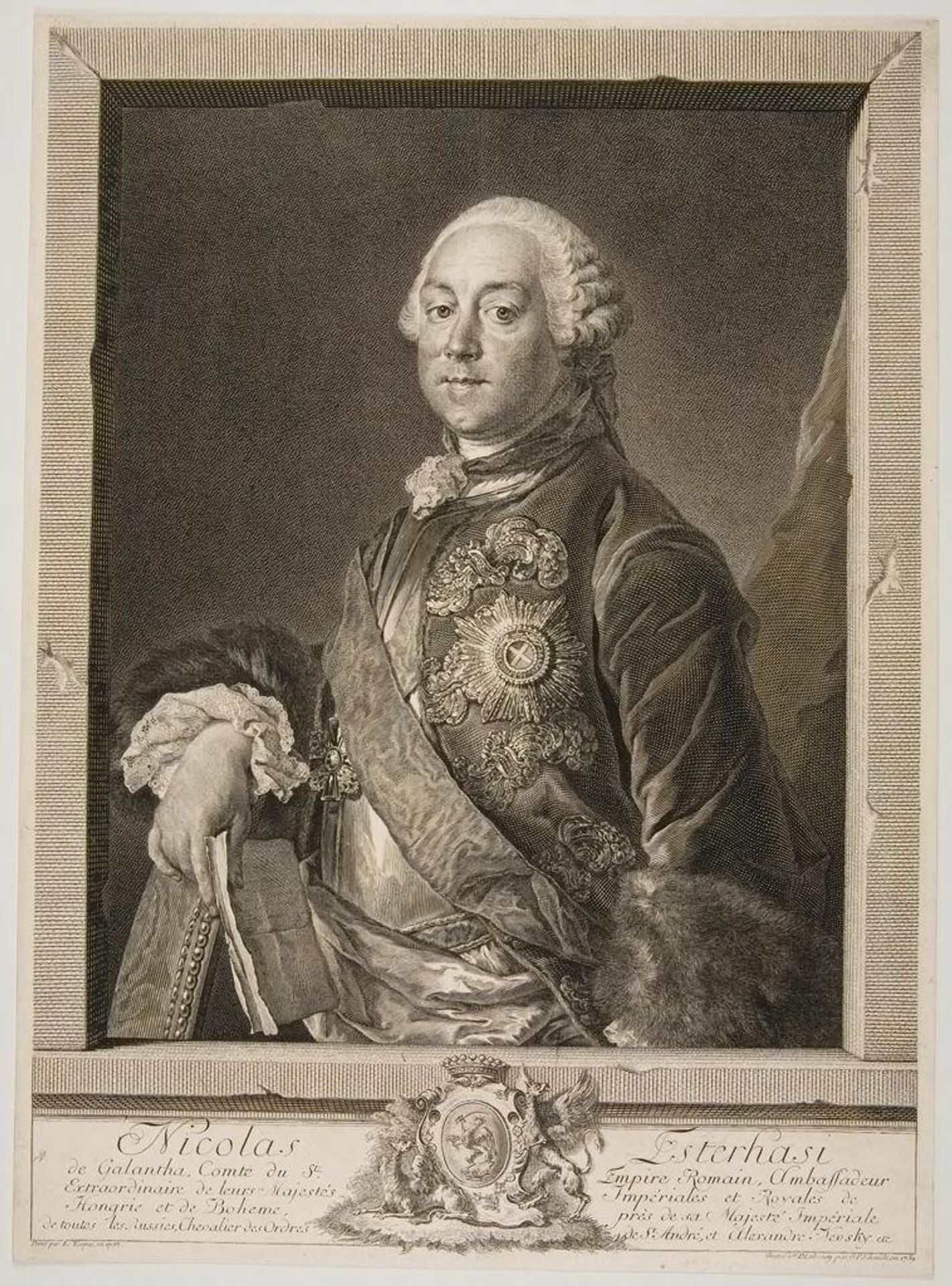 Nicolas Esterhazy de Galantha by Georg Friedrich Schmidt