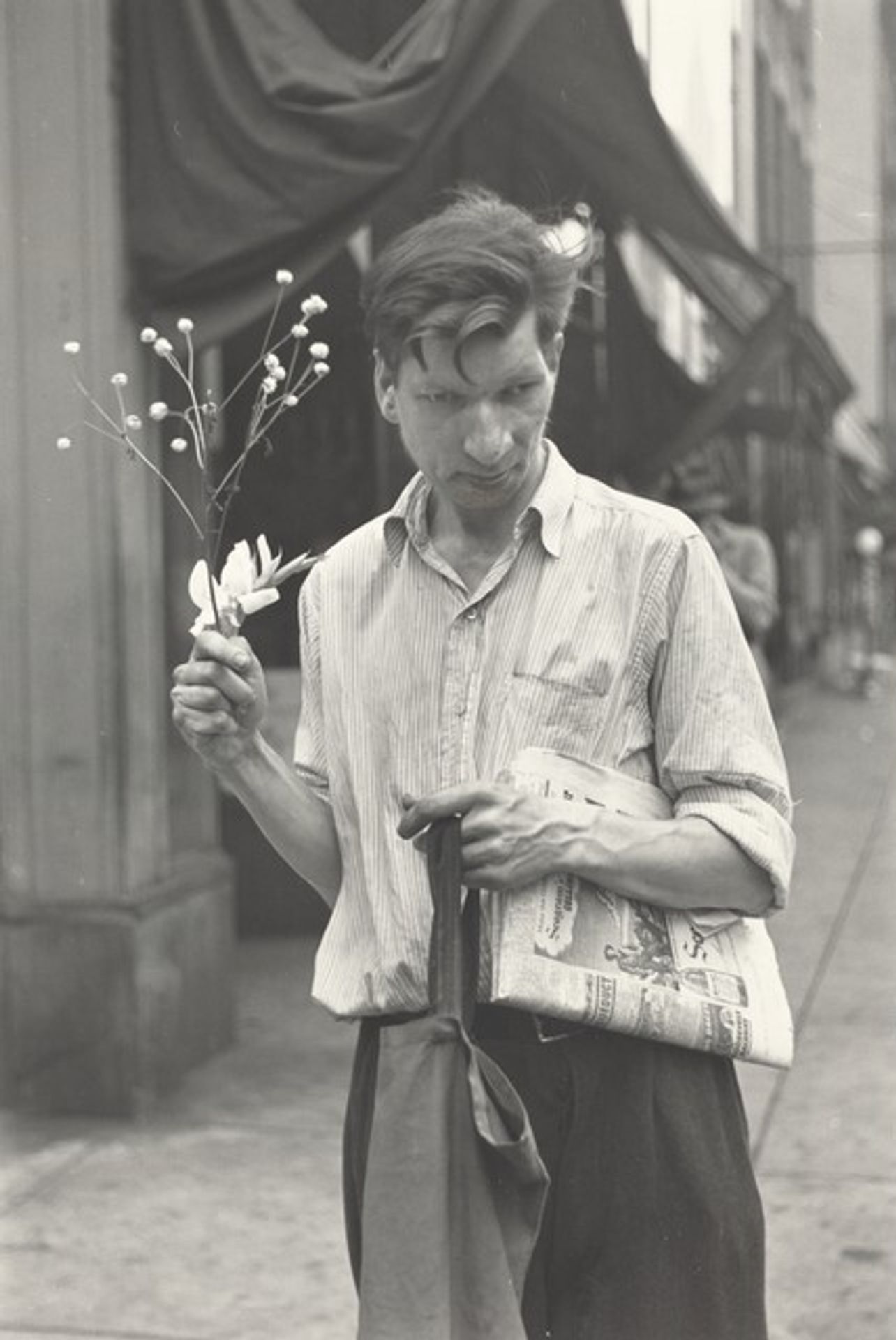 Eddie on Third Avenue at 52nd Street, New York City by Louis Faurer