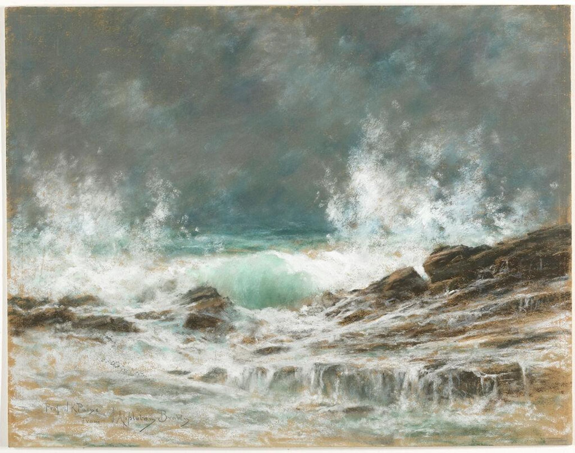 Stormy Seascape by John Appleton Brown