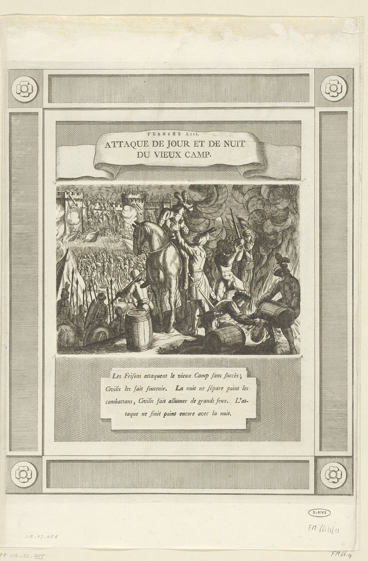 Nachtelijke aanval op een Romeinse vesting, 69-70 by Anonymous