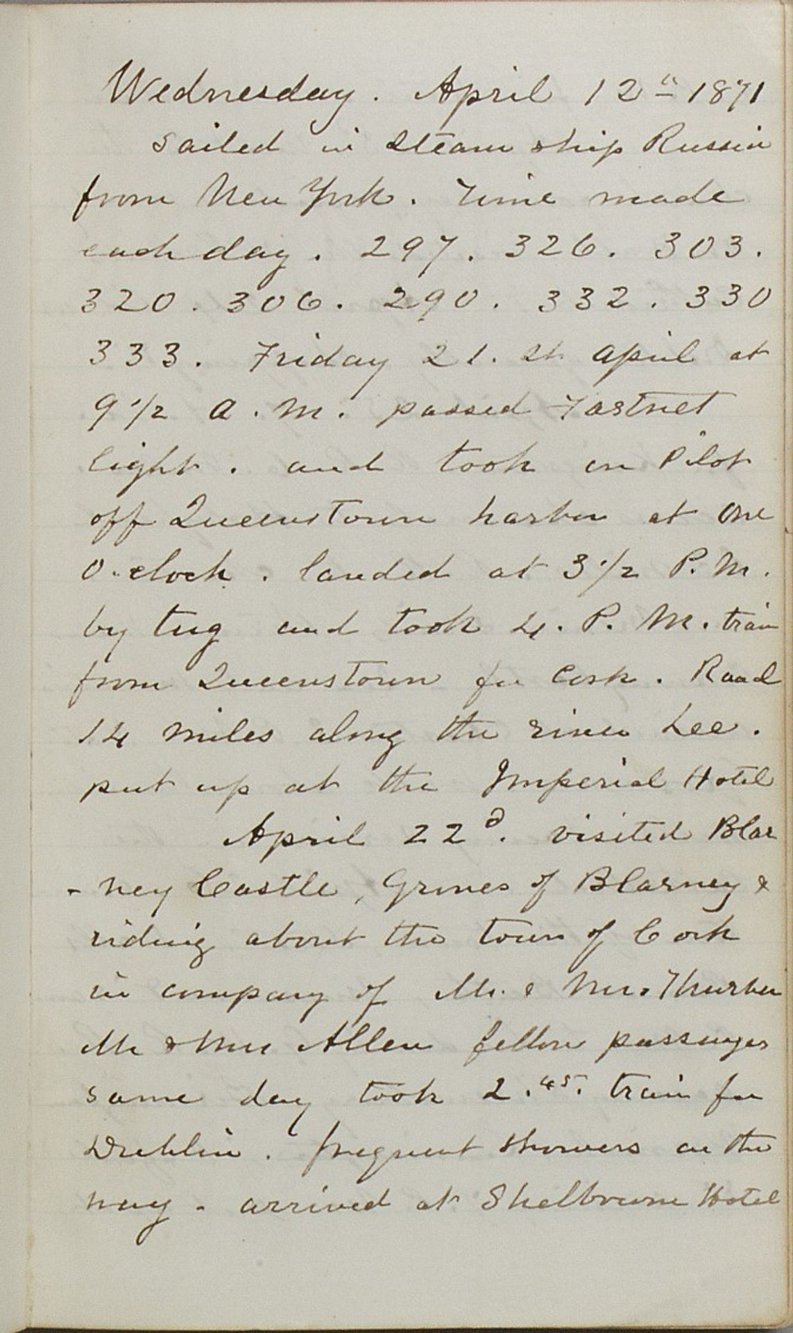 Diaries of Samuel P. Avery by Samuel Putnam Avery Sr.