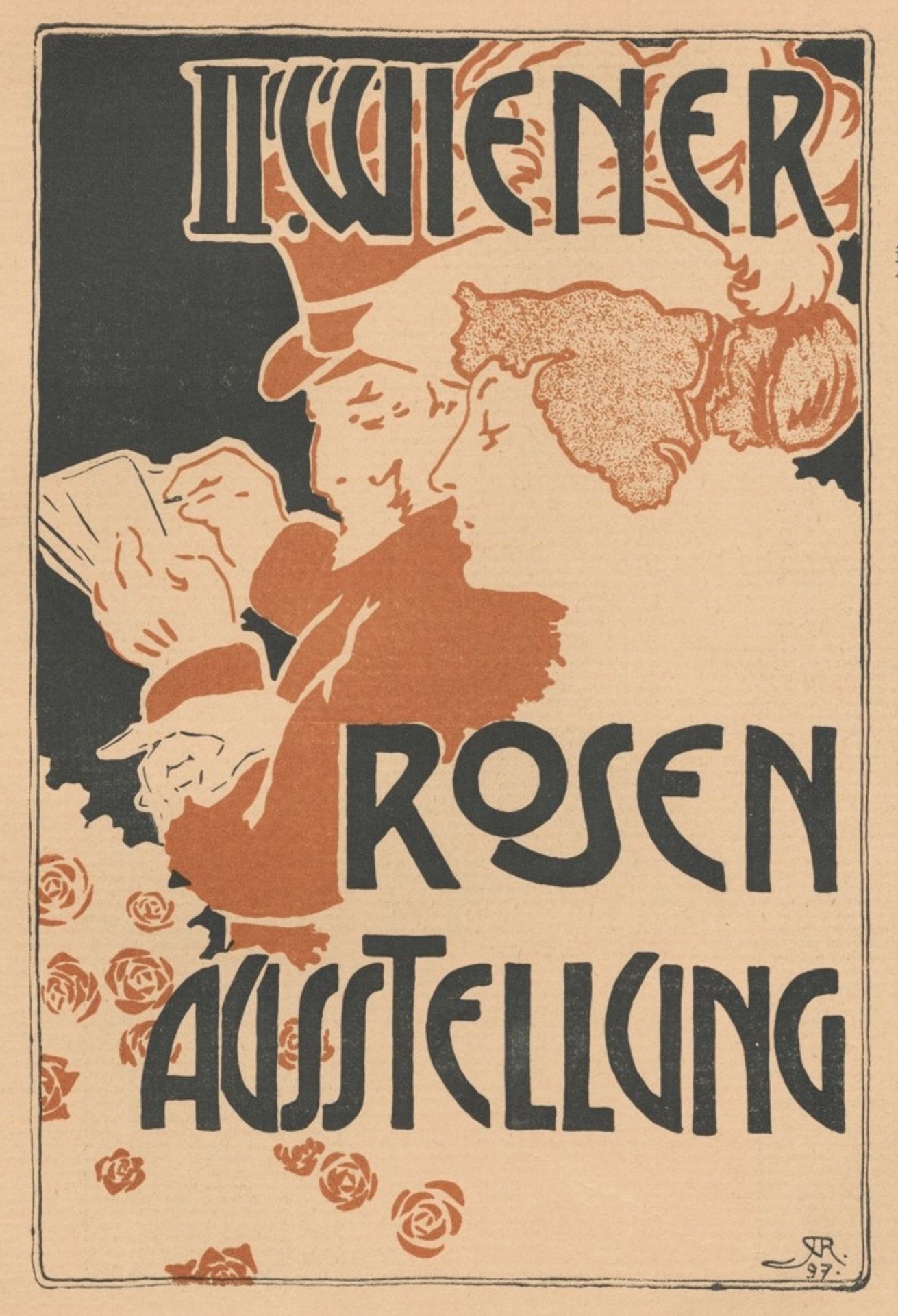 Exhibition Poster Sketch by Alfred Roller