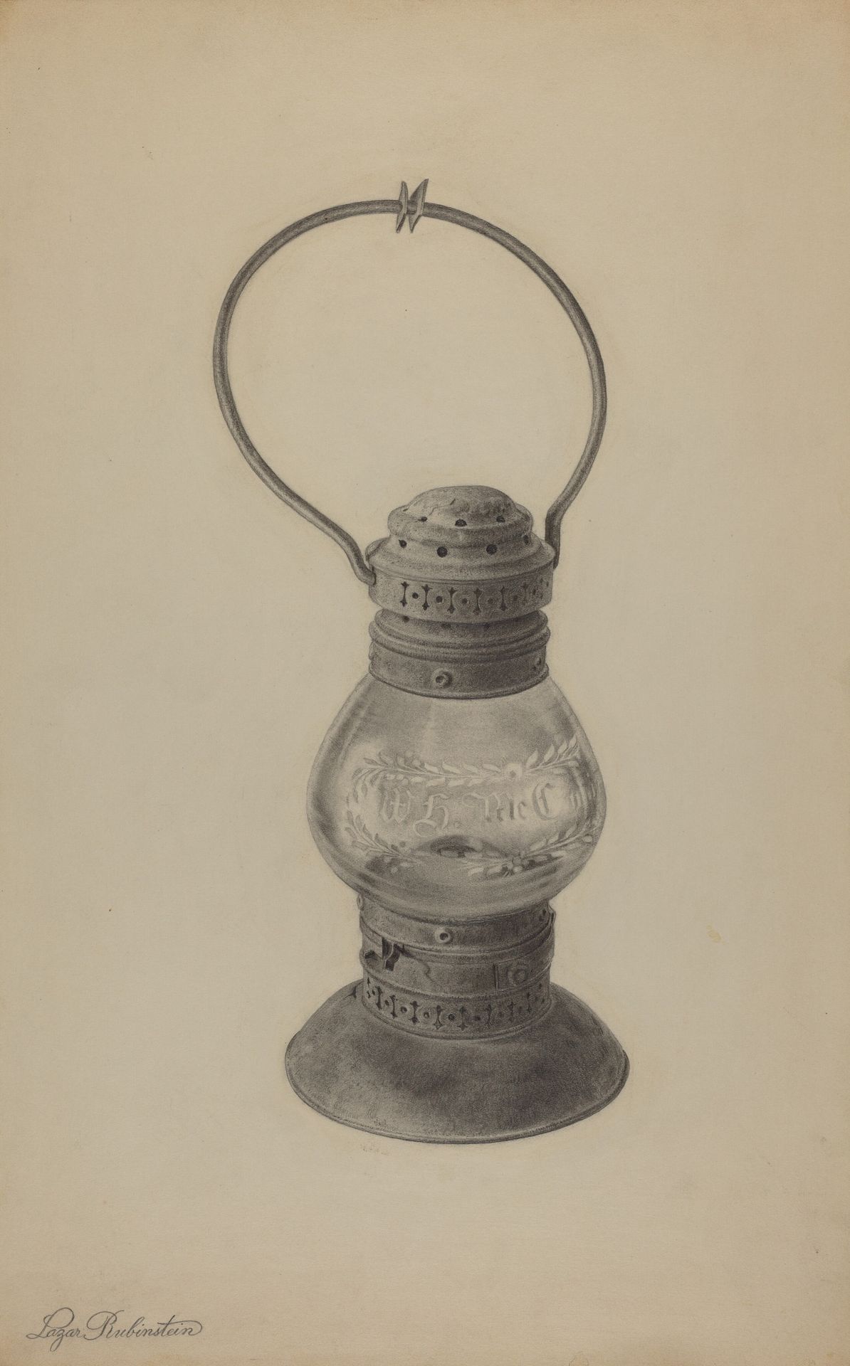 Hand Lantern by Lazar Rubinstein
