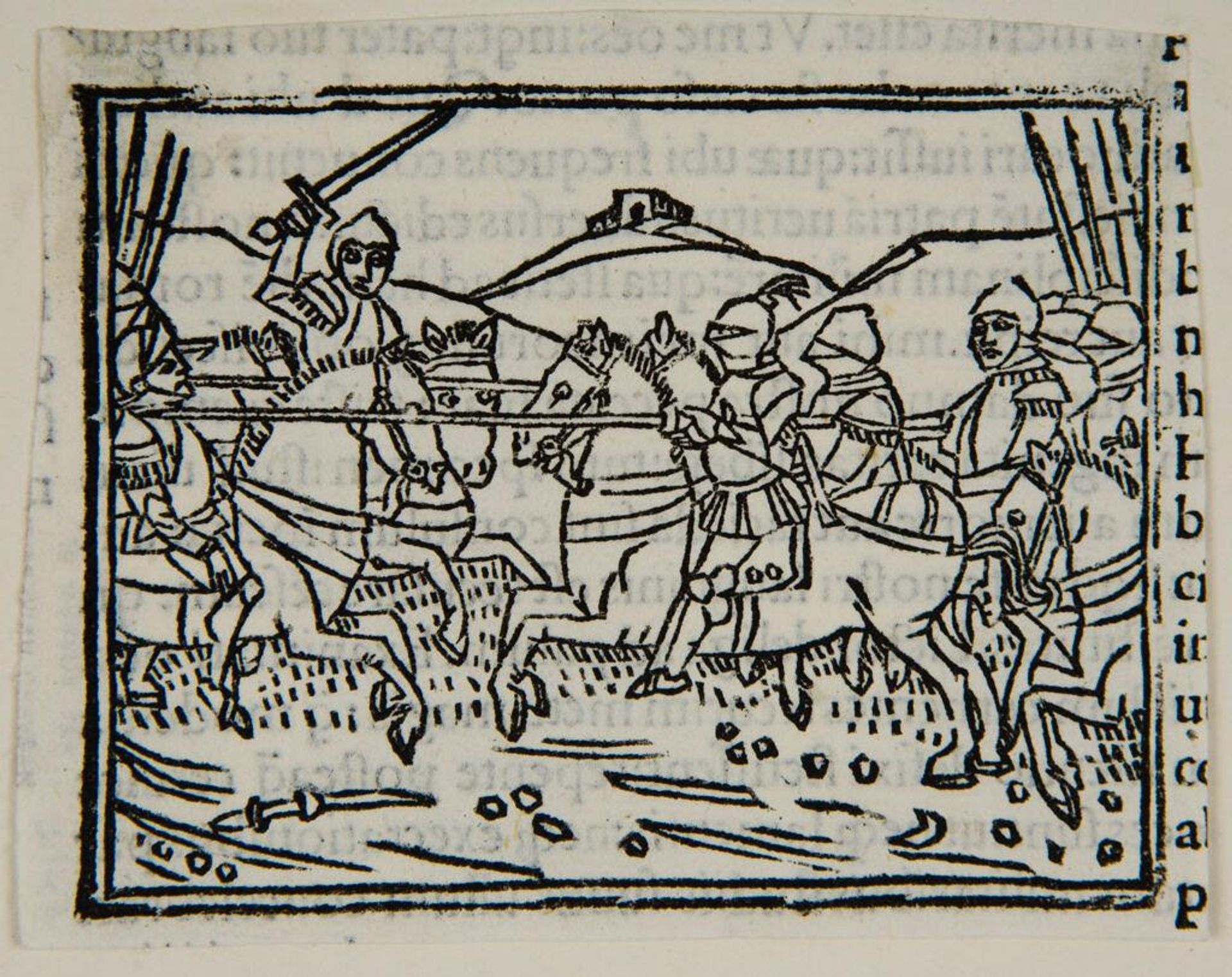 Book VIII.8-11.  Battle between Latines and Romans {Primae Decadis Liber Octavus p. LXVIII verso} by Anonymous
