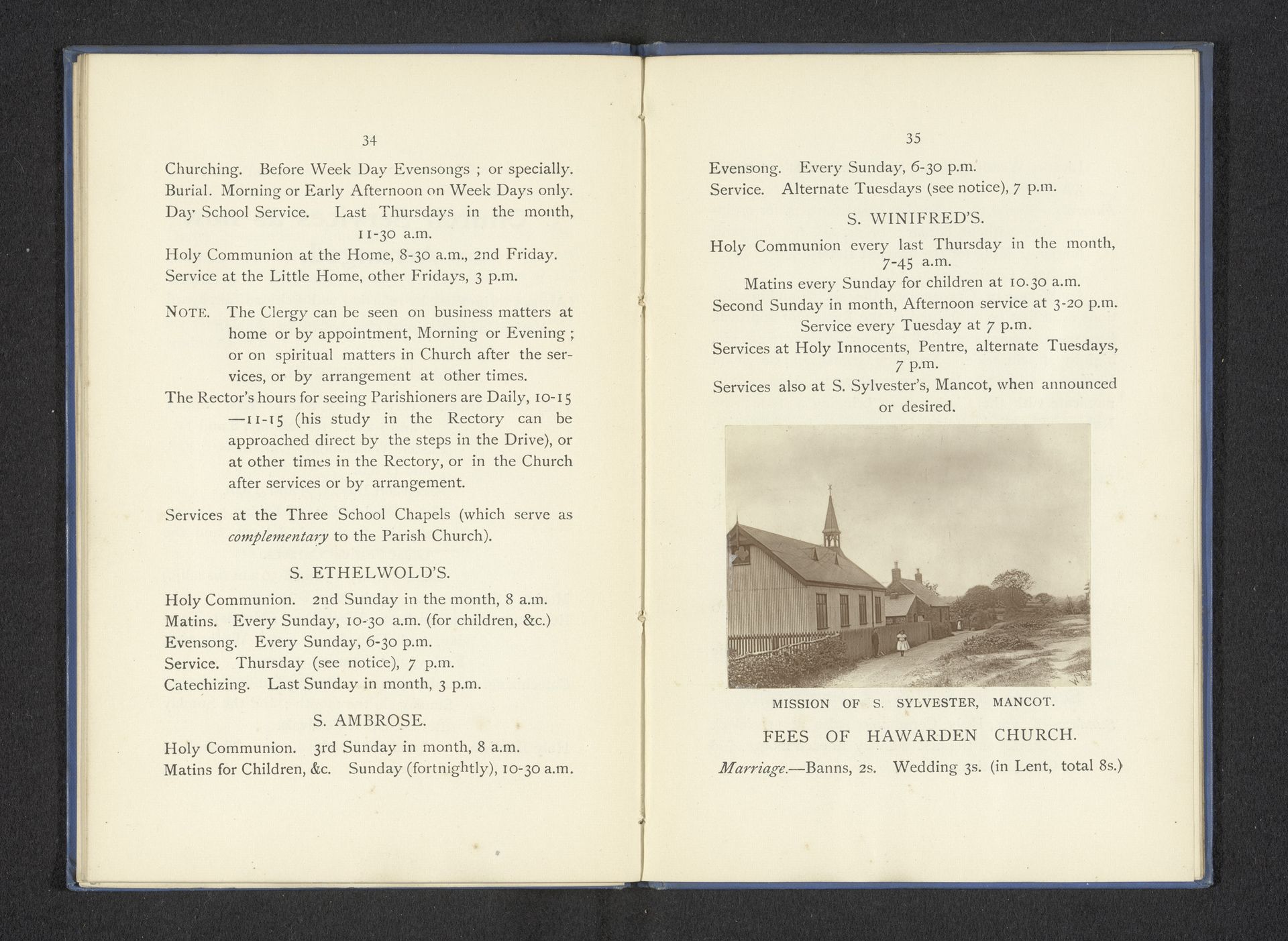 Mission of S. Sylvester, Mancot by Agnes Wilson