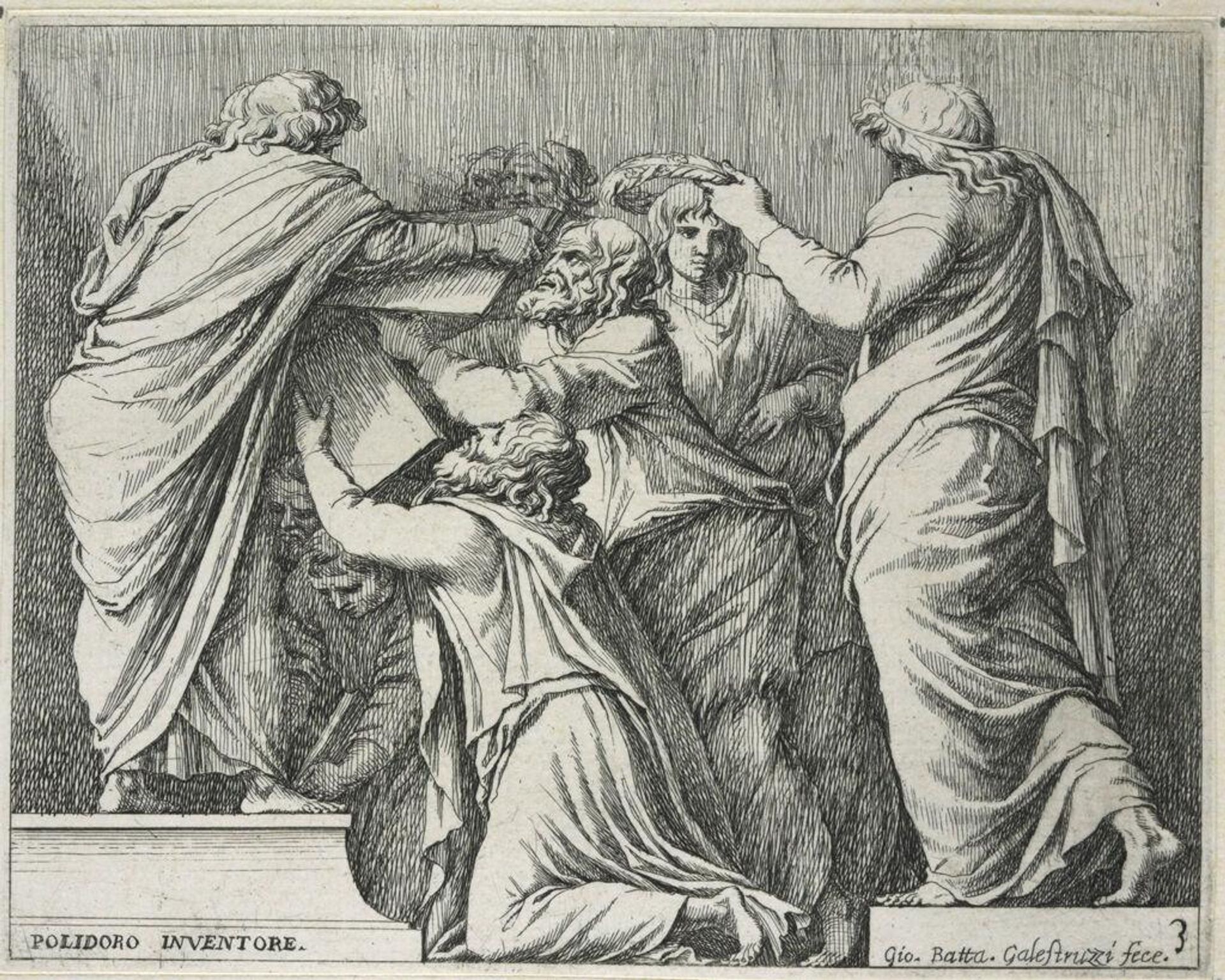 Lycurgus and Numa Pomilius Giving the Laws to the Romans by Giovanni Battista Galestruzzi