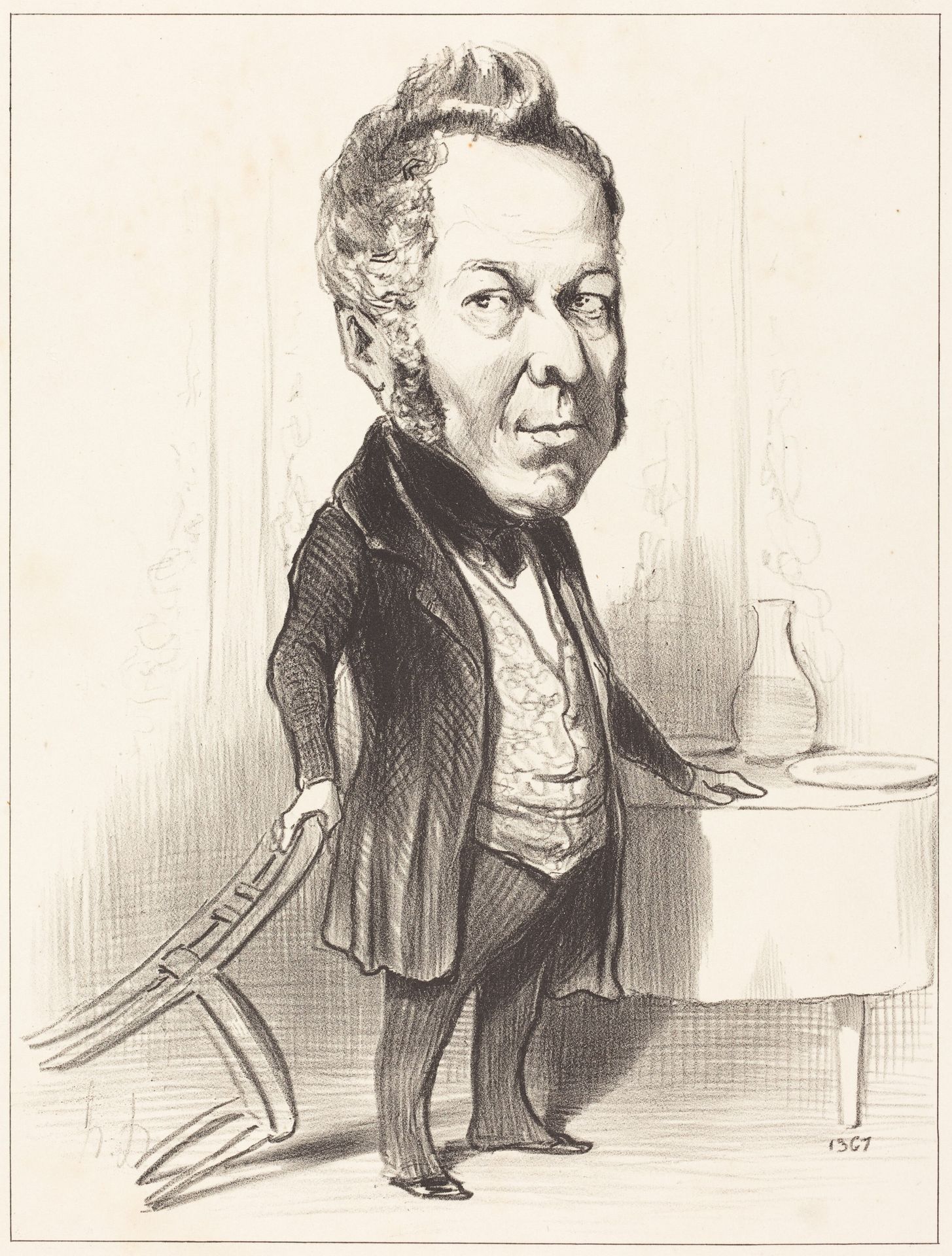 A.P.F. Deslongrais by Honoré Daumier