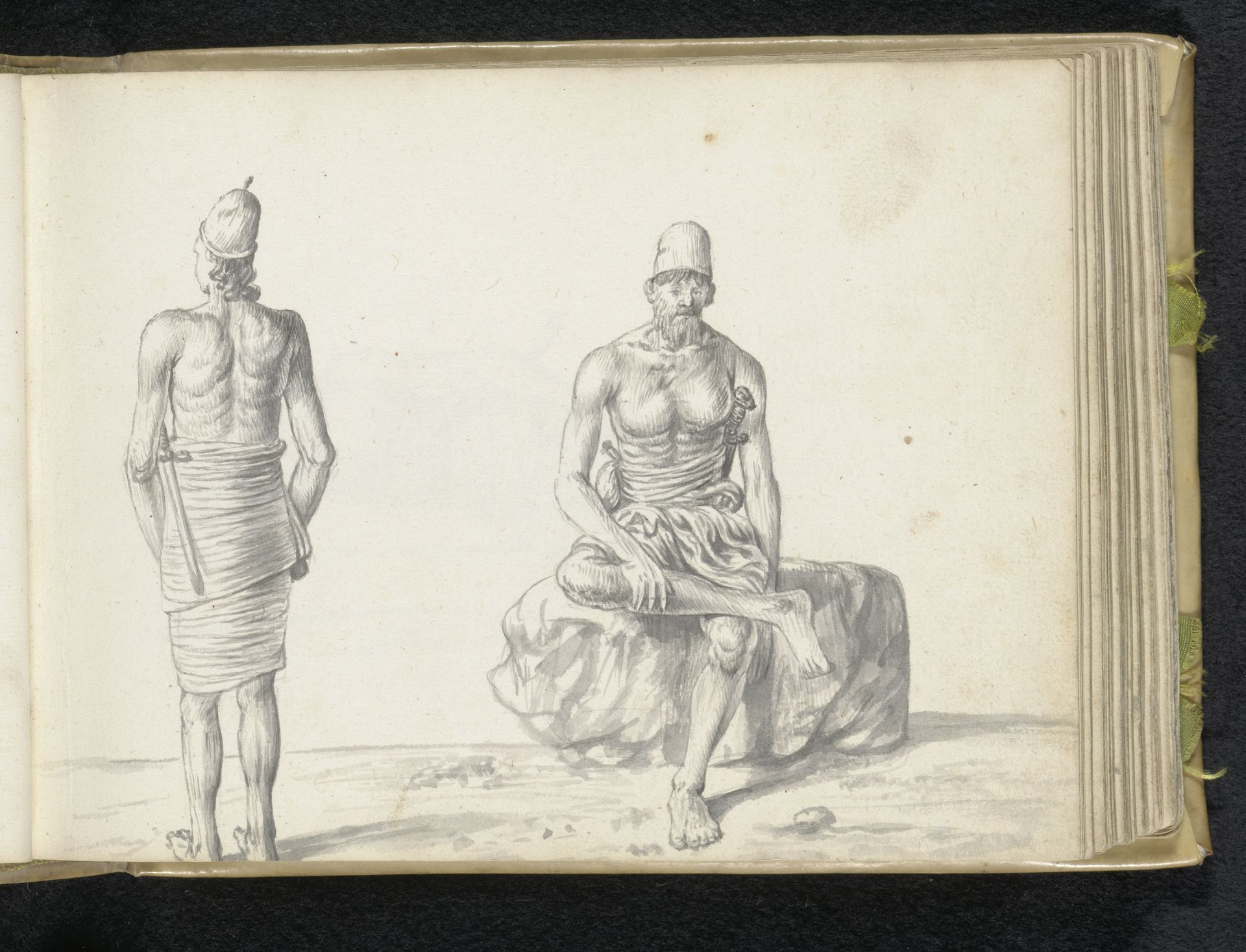 Two Sinhalese soldiers by Esaias Boursse