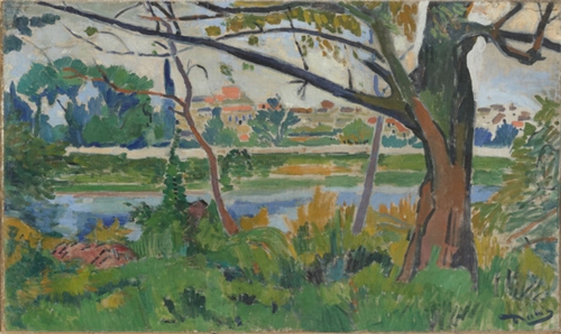 The Seine at Chatou by Andre Derain