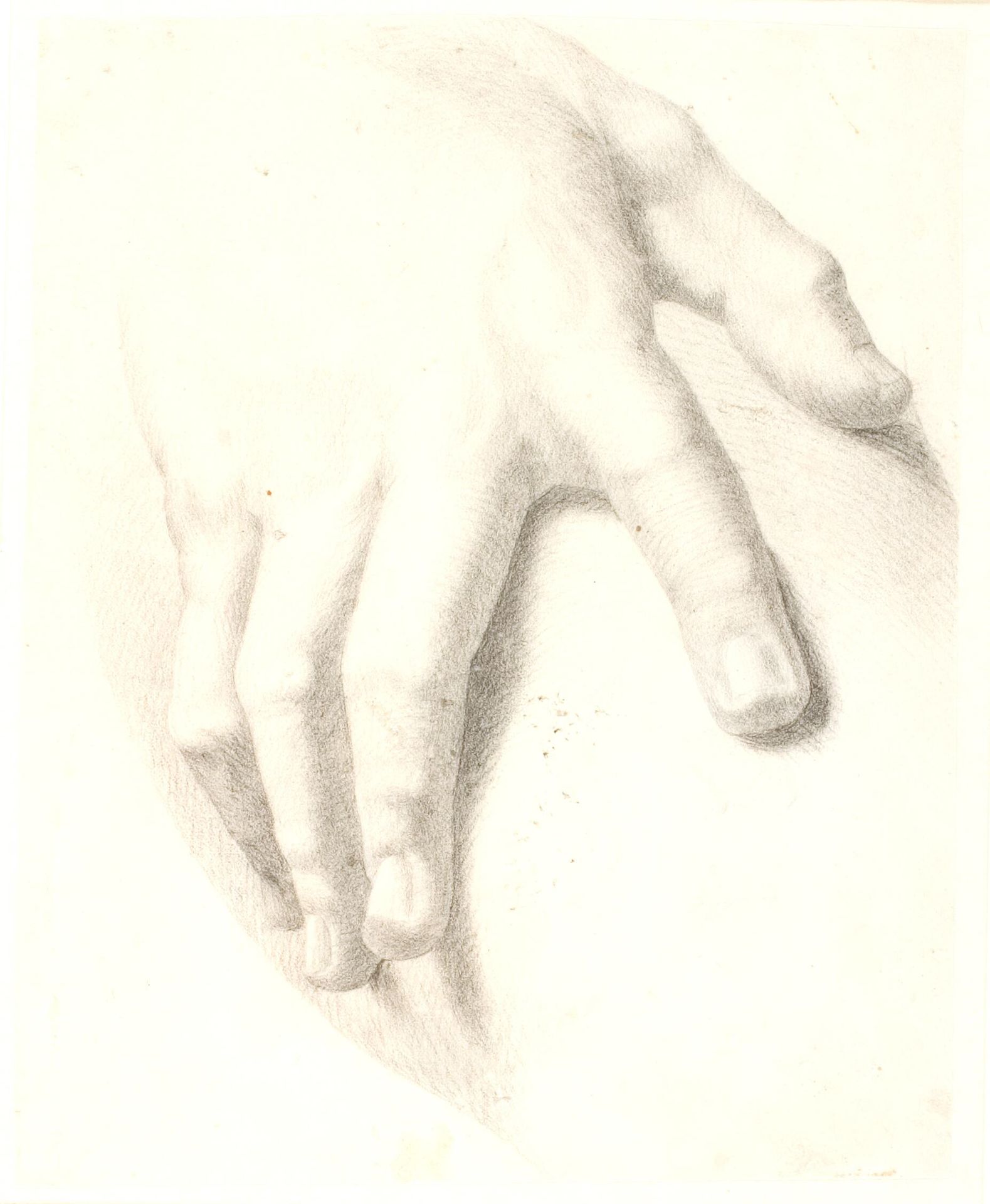 Studie af hånd by Dankvart Dreyer