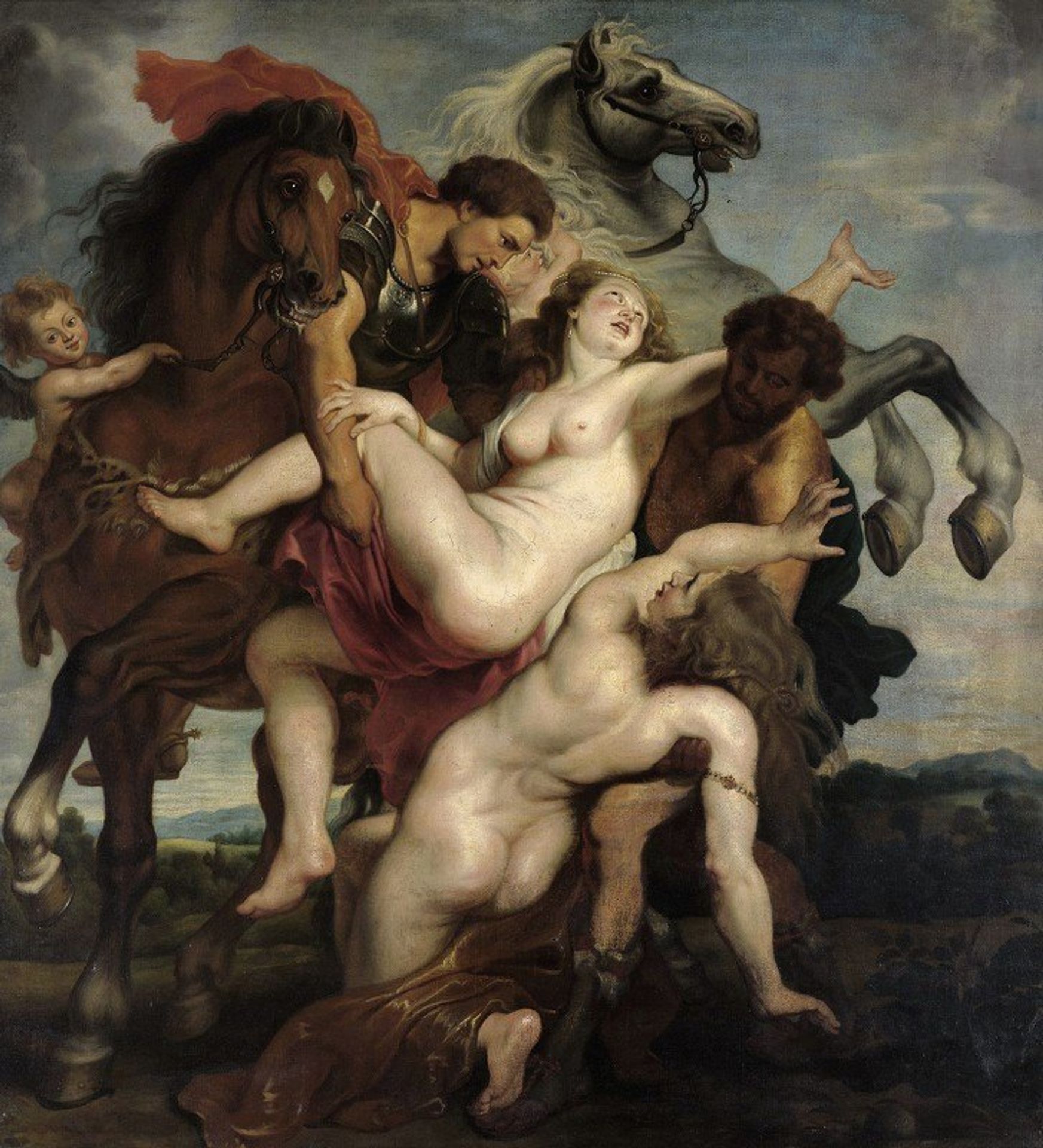 The Daughters of Leukypus by Franz von Lenbach