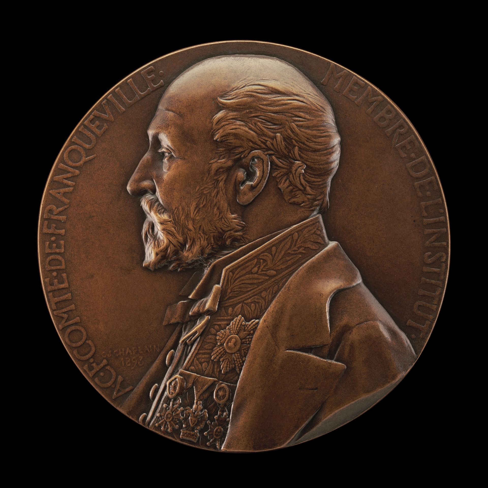 Amable-Charles Franquet, 1840-1919, Comte de Franqueville by Jules-Clément Chaplain