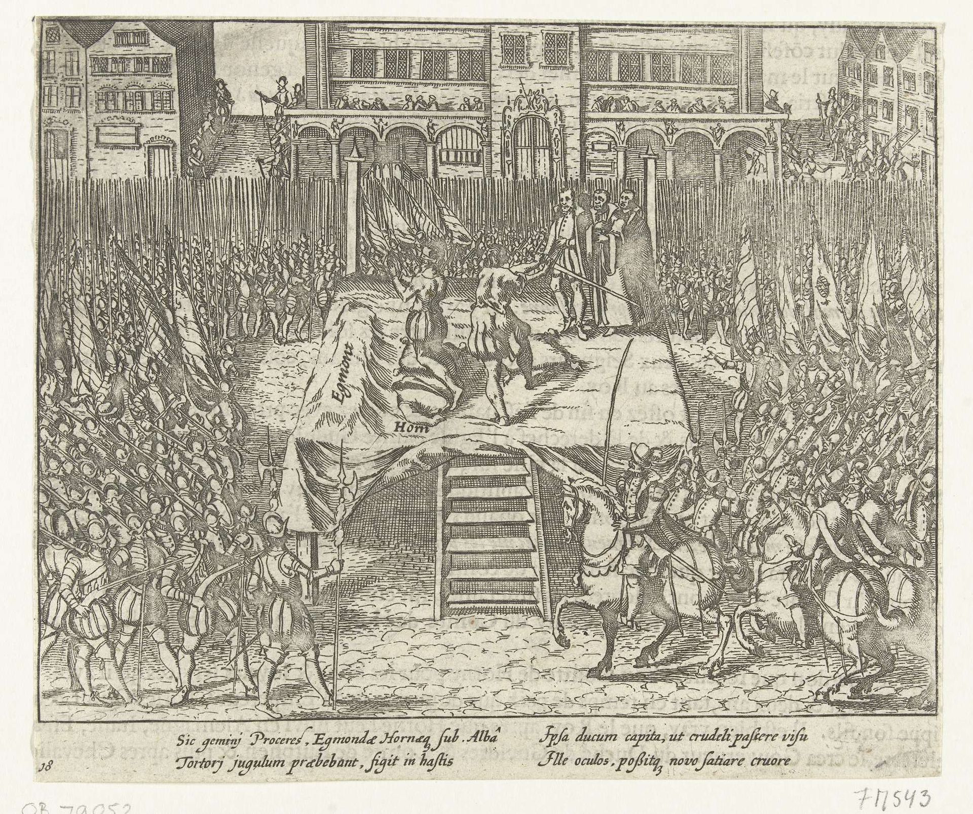 Executie van Egmond en Horne, 1568 by Anonymous
