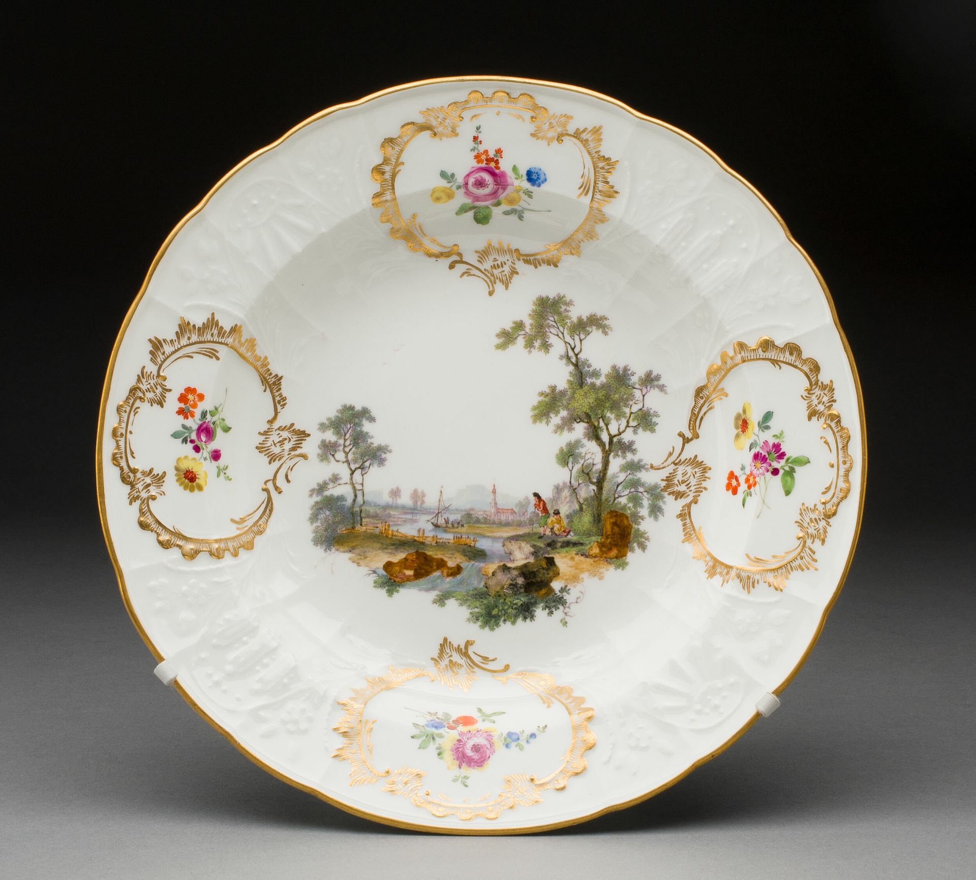 Soup Plate by Meissen Porcelain Manufactory