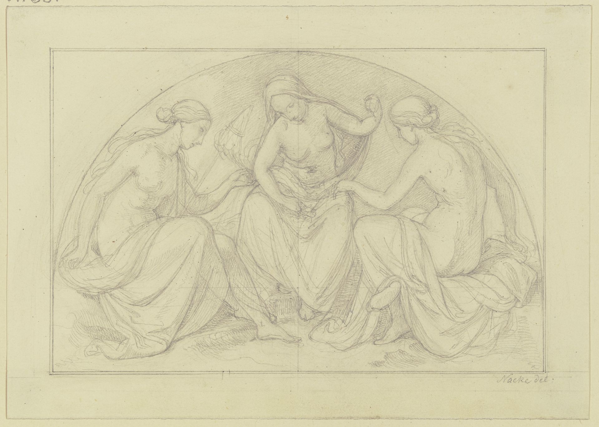 The three Fates by Gustav Heinrich Naeke