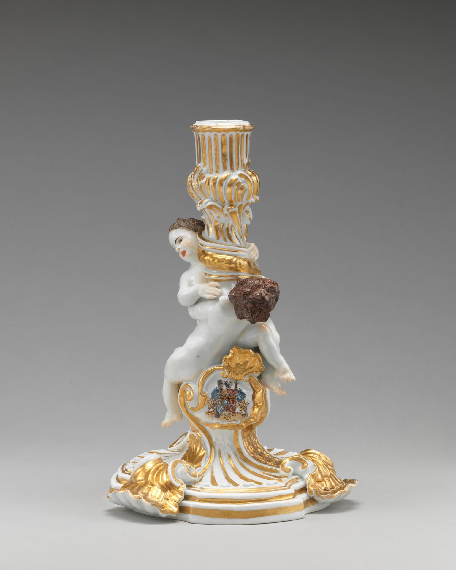 Candlestick (part of a service) by Meissen Manufactory