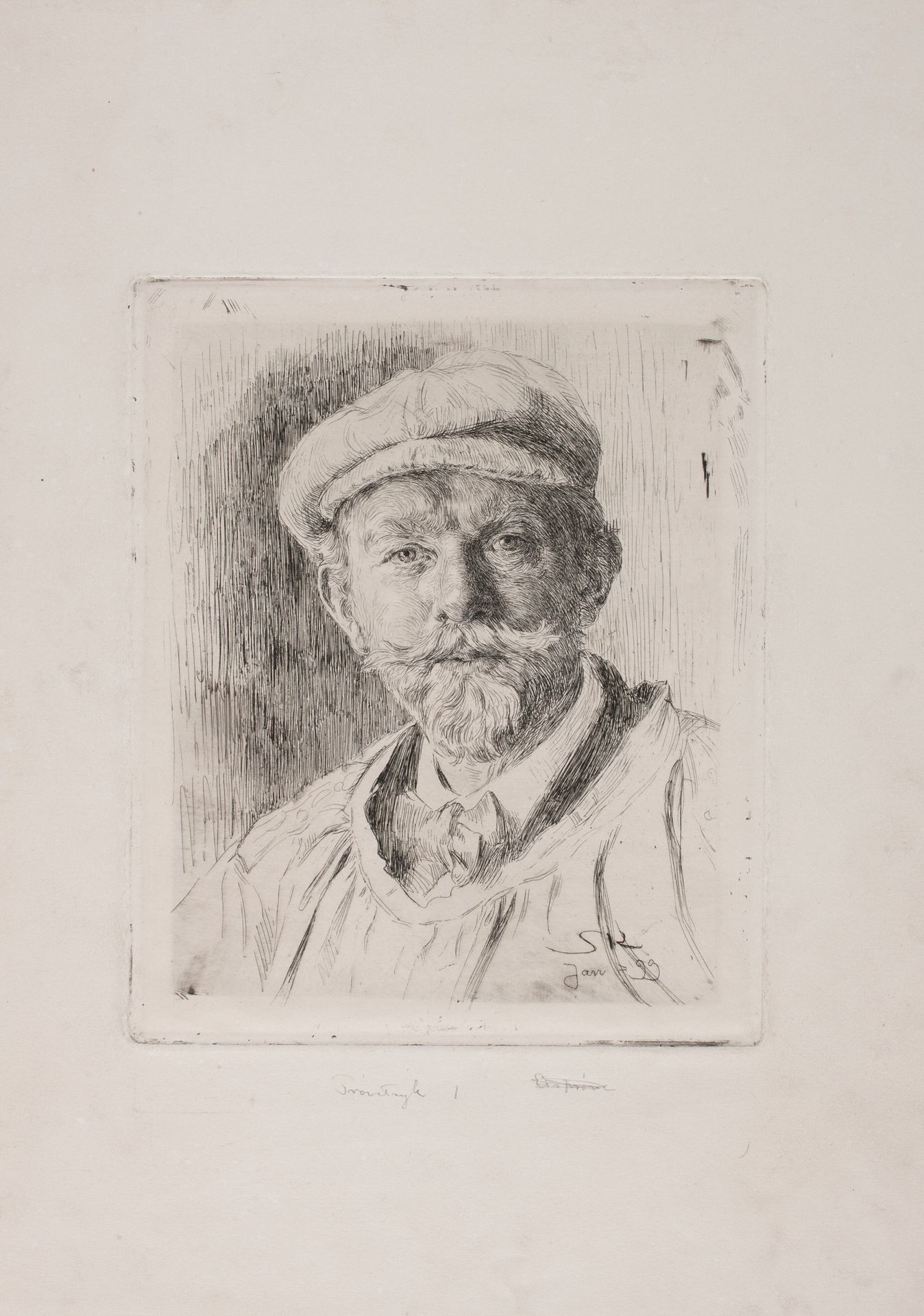 Selvportræt by P.S. Krøyer