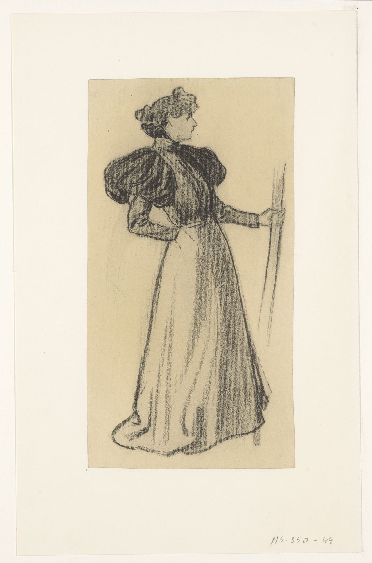 Staande vrouw by Jan de Waardt