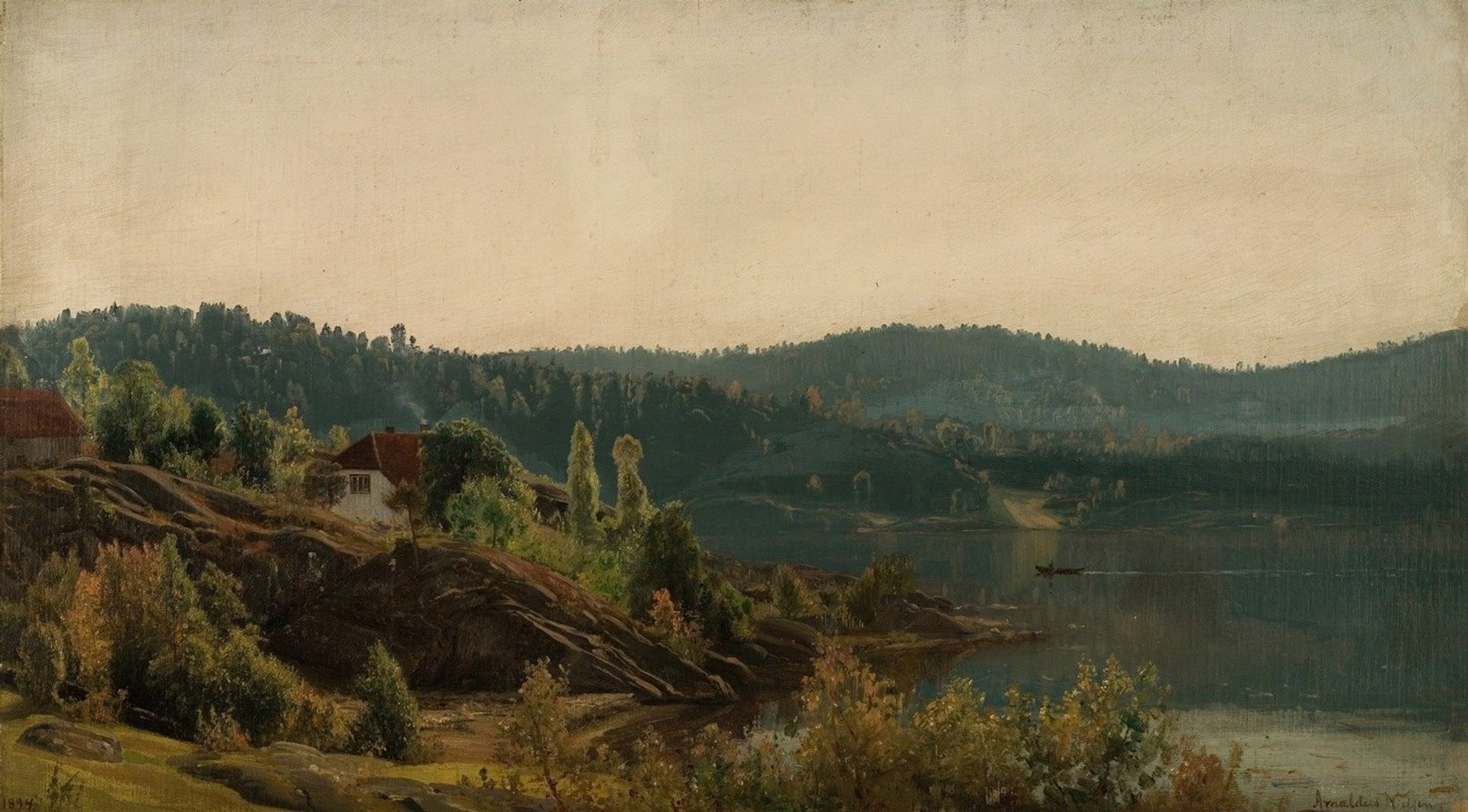 Fra Mindalen, Risør by Amaldus Nielsen